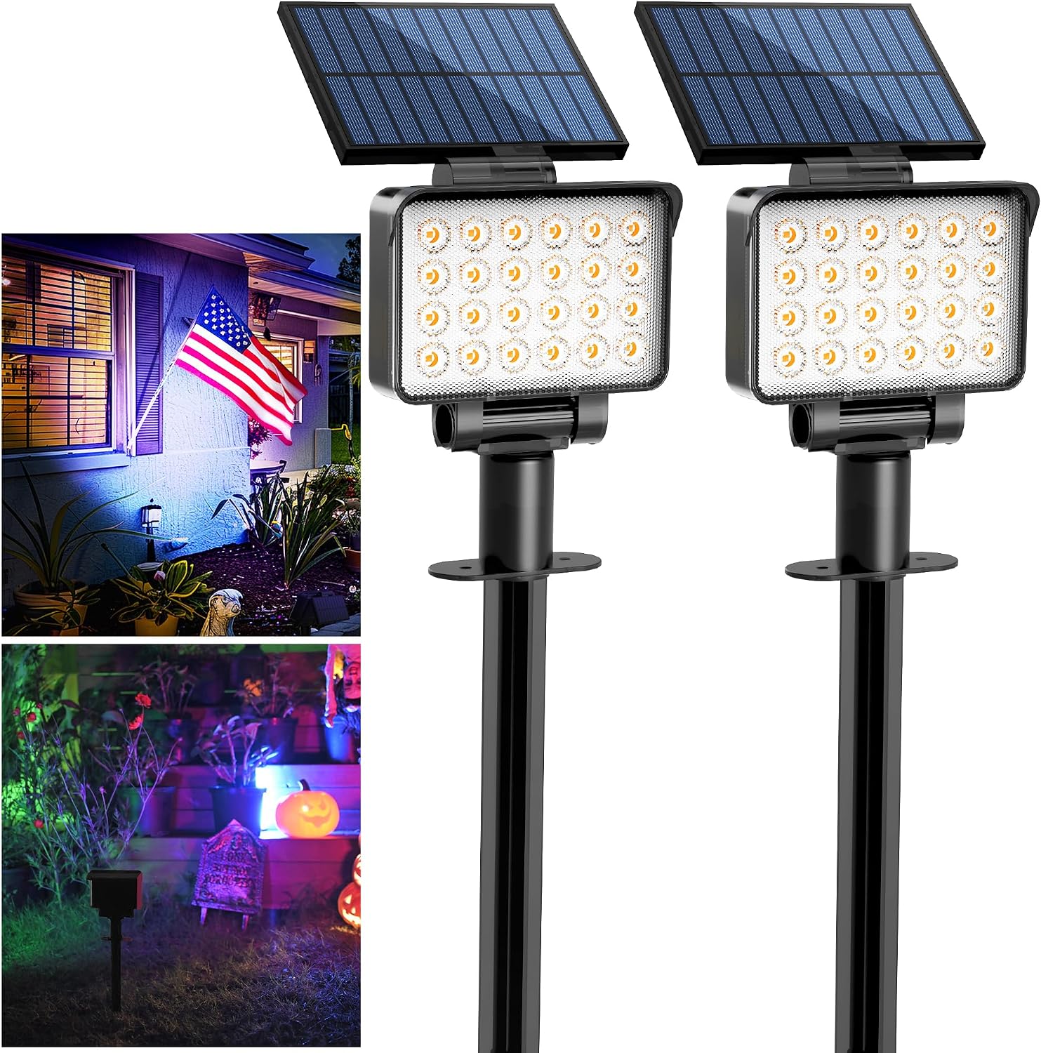 Thumbnail 6 de COOZAMING Solar Spotlights, 24 LEDs