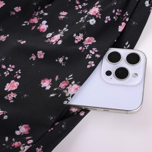 Thumbnail 4 de SCARLET DARKNESS Women's Mini Dress: Floral Spaghetti Strap Sundress