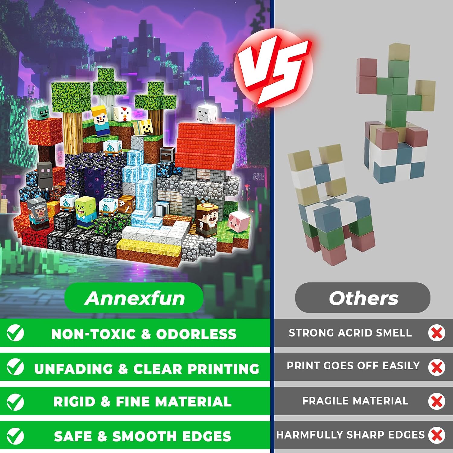 Thumbnail 3 de Annexfun Magnetic Blocks 400PCS