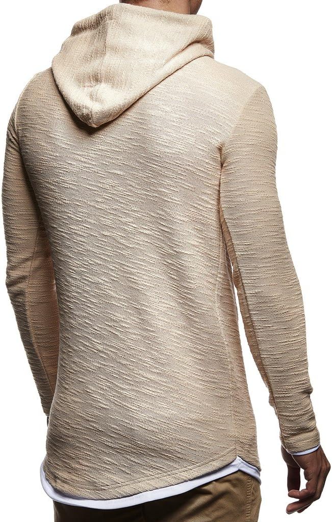 Thumbnail 2 de Leif Nelson LN-8120 felpa con cappuccio uomo a strati, maglione casual con cappuccio
