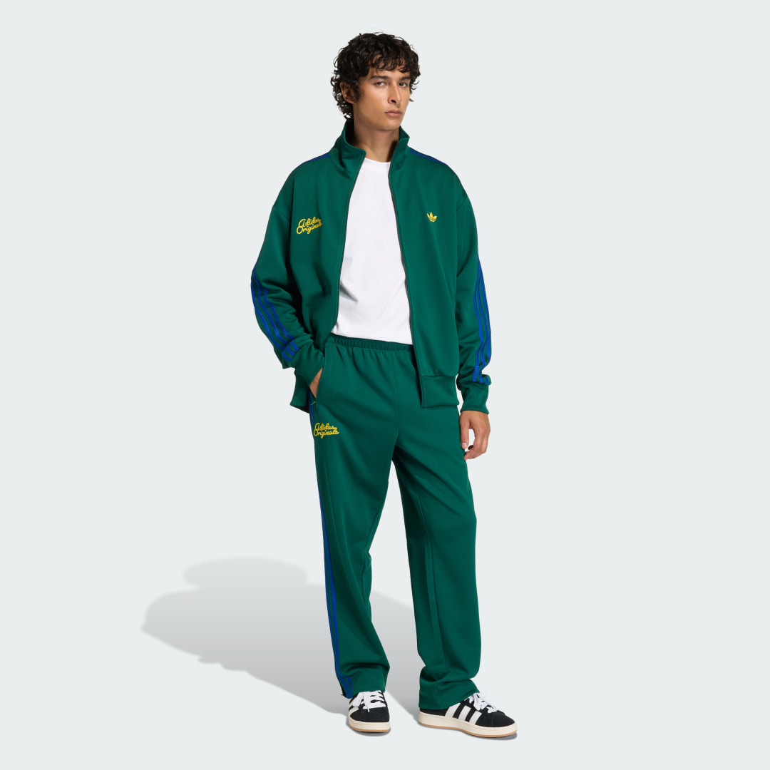 Thumbnail 2 de Chaqueta deportiva Firebird Roses de Adidas — color Verde