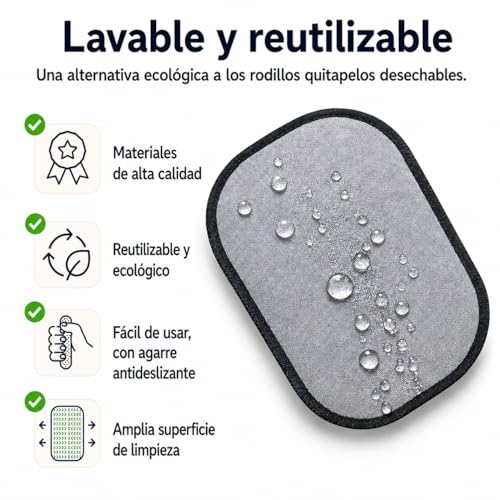 Thumbnail 3 de ZenithyrEn Guante Quitapelos para Mascotas (2 piezas) – Efecto electrostático, lavable y reutilizable