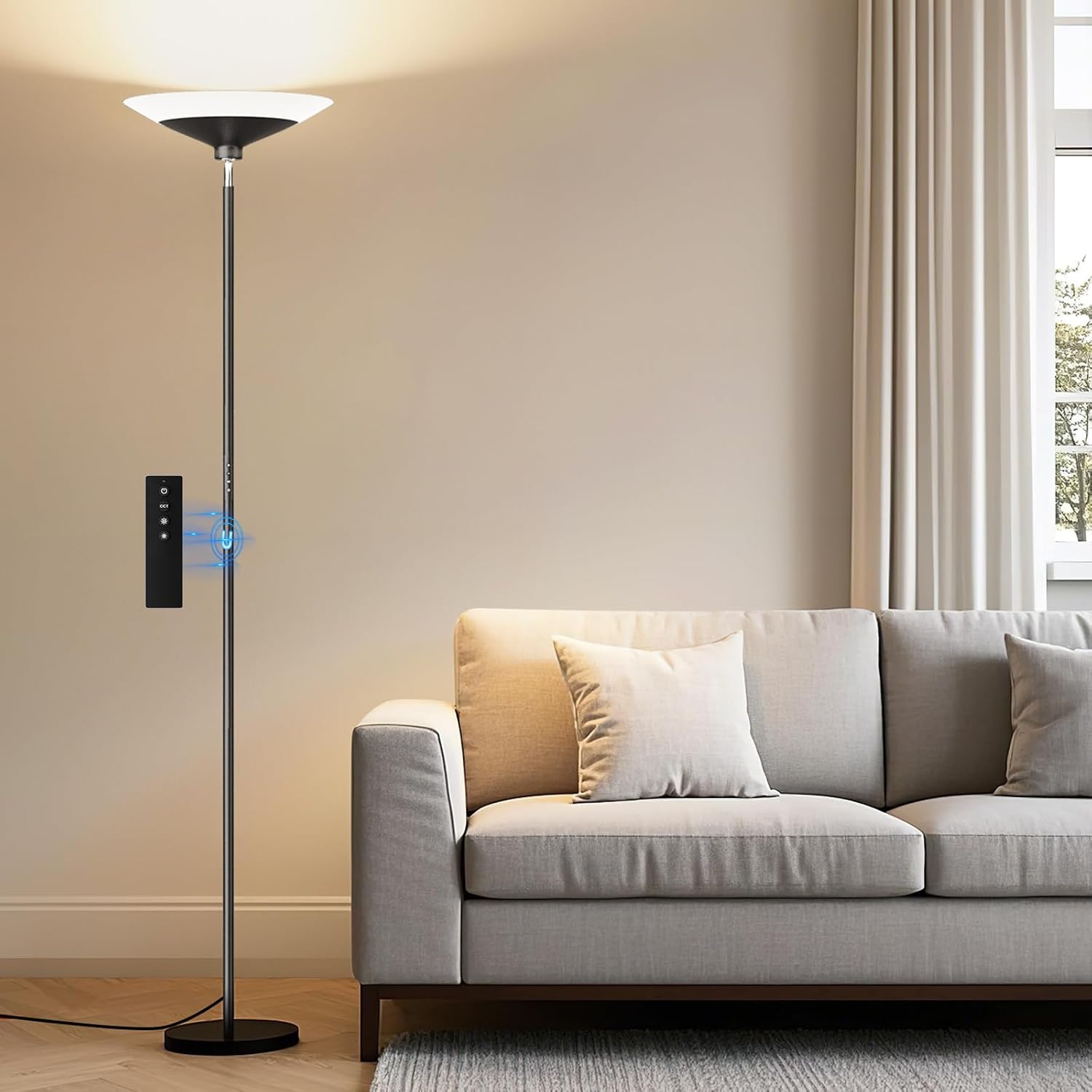 Detalle de SIBRILLE LED Floor Lamp 72-Inch