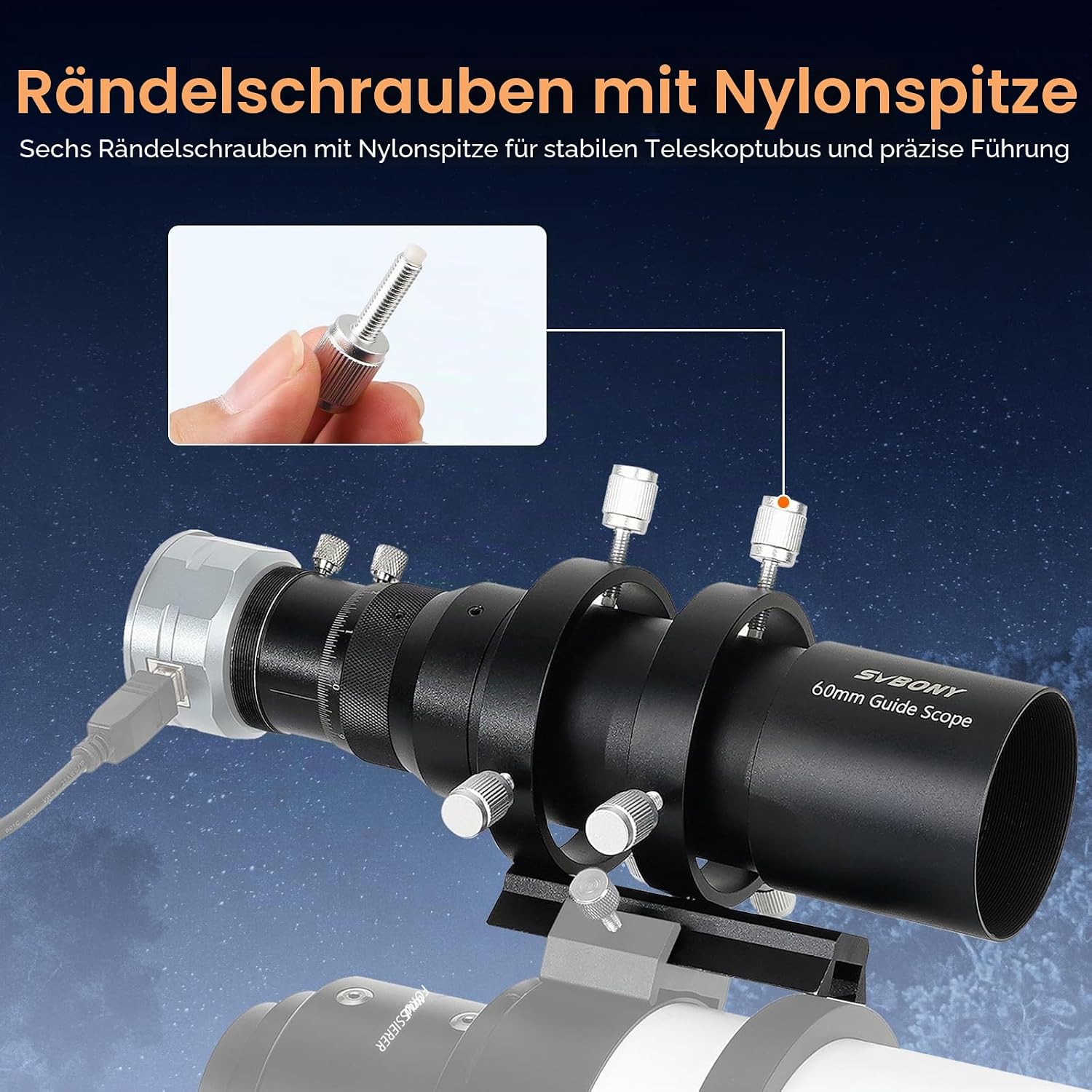 Thumbnail 5 de Svbony SV106 Guidescope 60mm für Astrofotografie