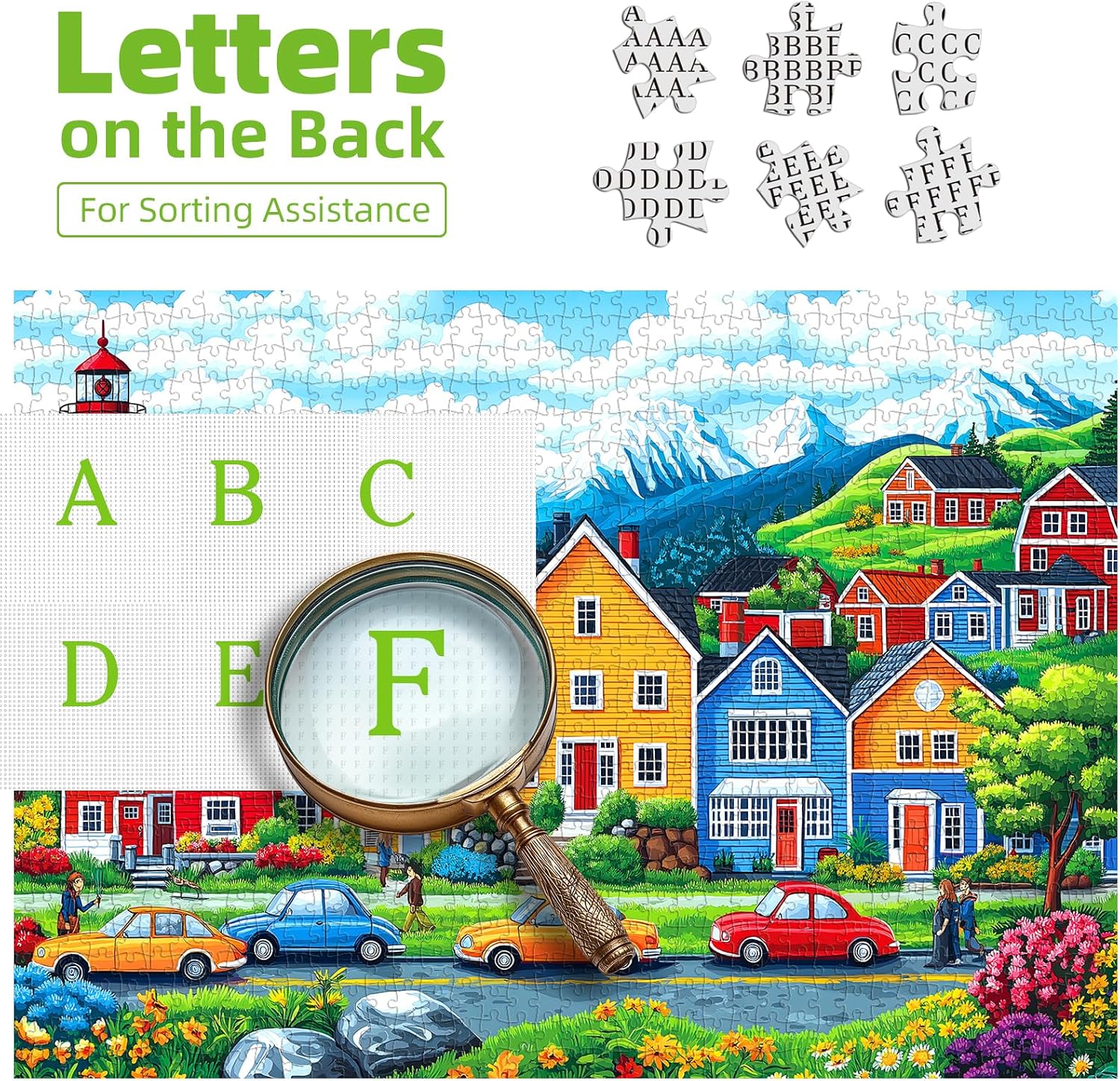 Detalle de Blueforest 1,000-Piece Jigsaw Puzzle