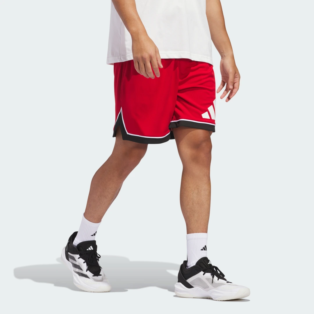 Thumbnail 2 de Pantalón corto Badge of Sport adidas Basketball – color Rojo