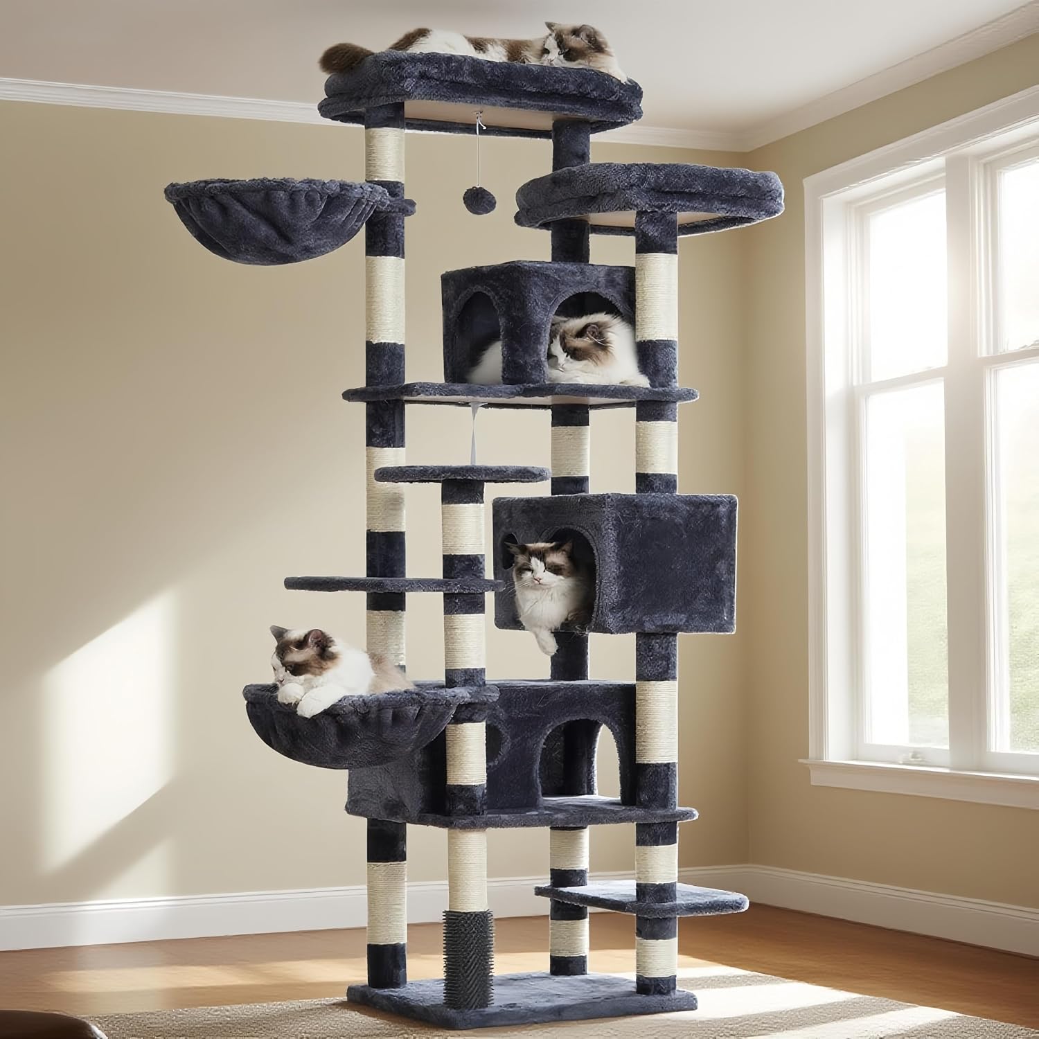 Detalle de Hey-brother Arbre Ă Chat XXL 188 cm đ±