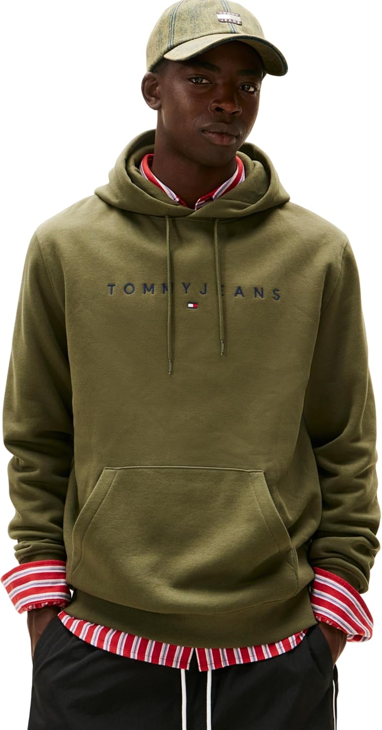 Thumbnail 6 de Tommy Jeans Sweat à Capuche Homme Linear Logo avec capuche