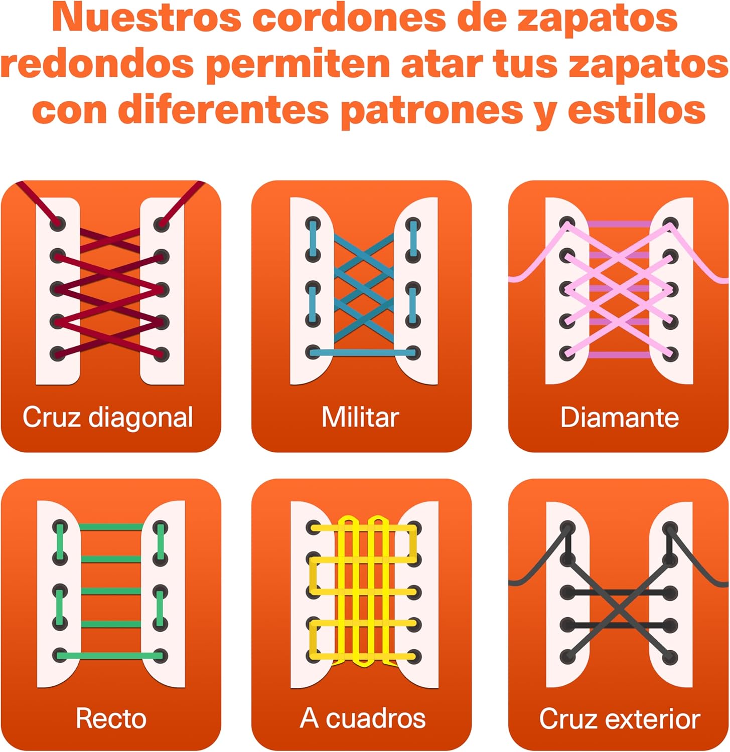Thumbnail 6 de TBOC Cordones Redondos 5 mm para Calzado