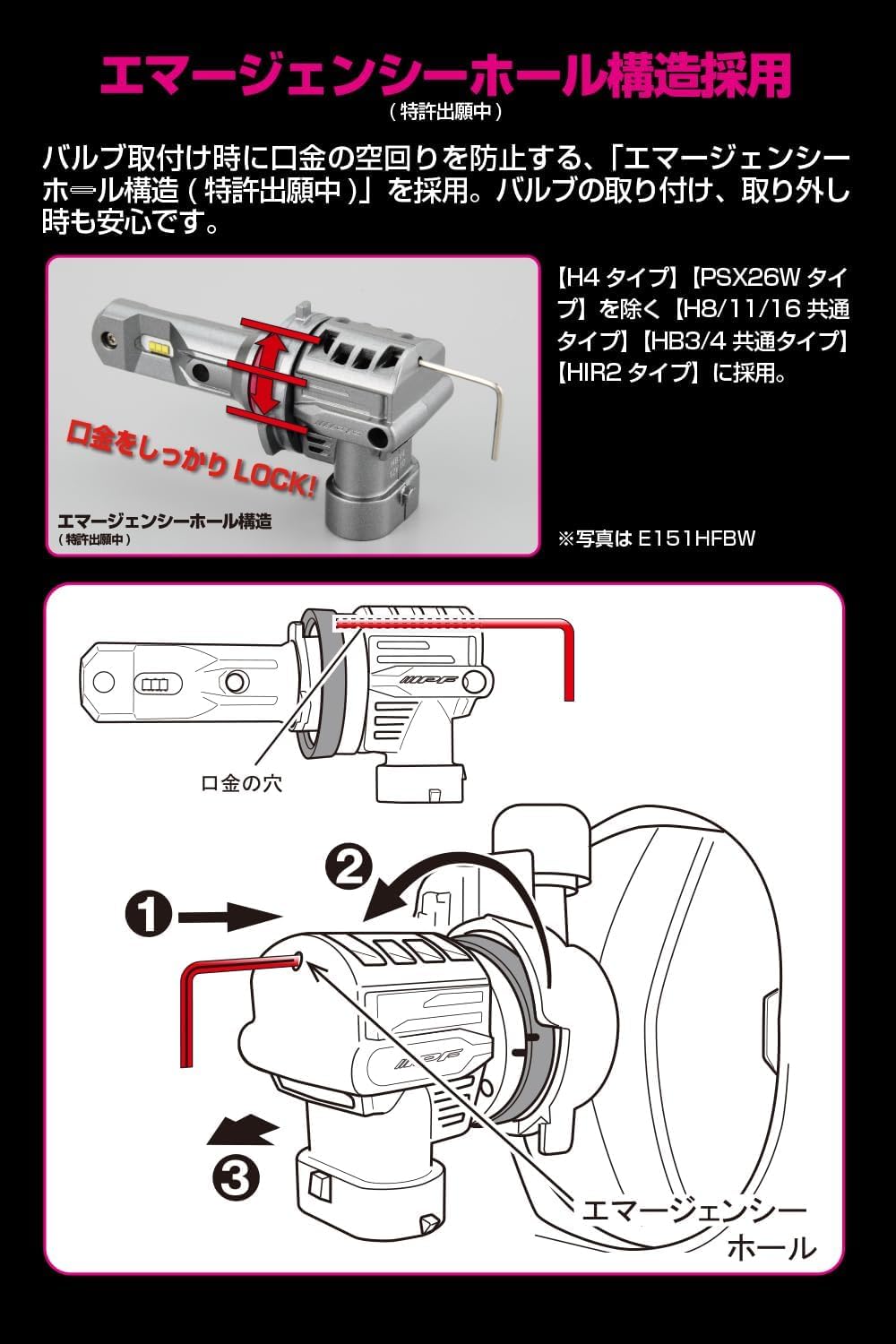 Detalle 1 de IPF LED headlight bulbs H8