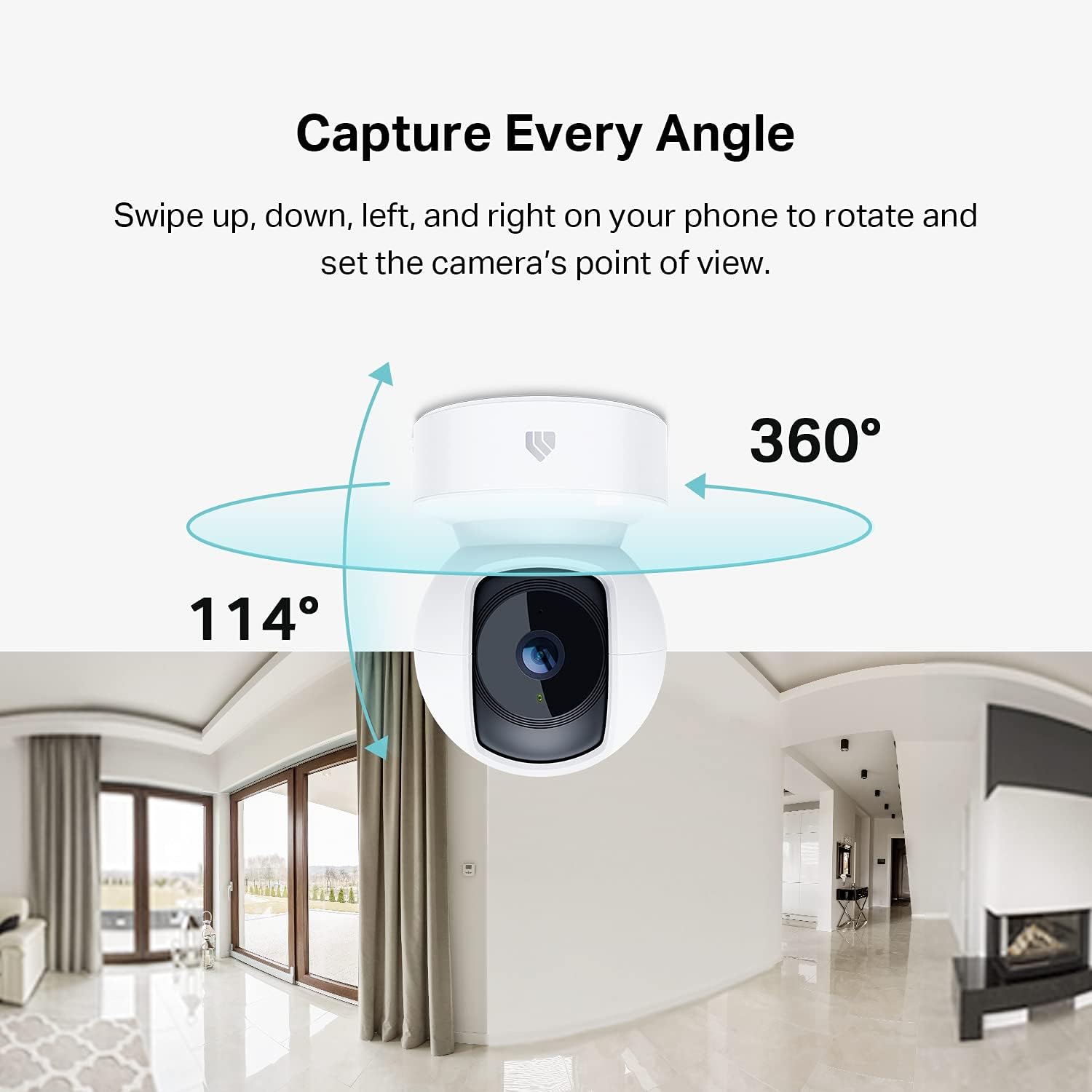 Detalle de Kasa 2K QHD Pan-Tilt Security Camera