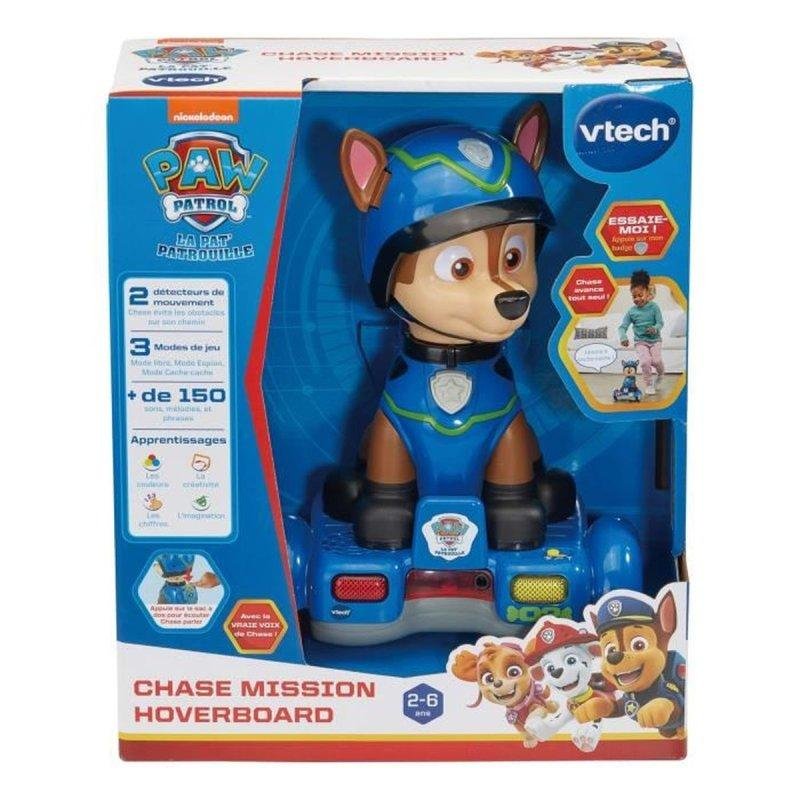 Detalle de Juguete interactivo VTech PAW Patrol Chase Mission Hoverboard: luces, sonidos y aprendizaje para niños de 2 a 6 años