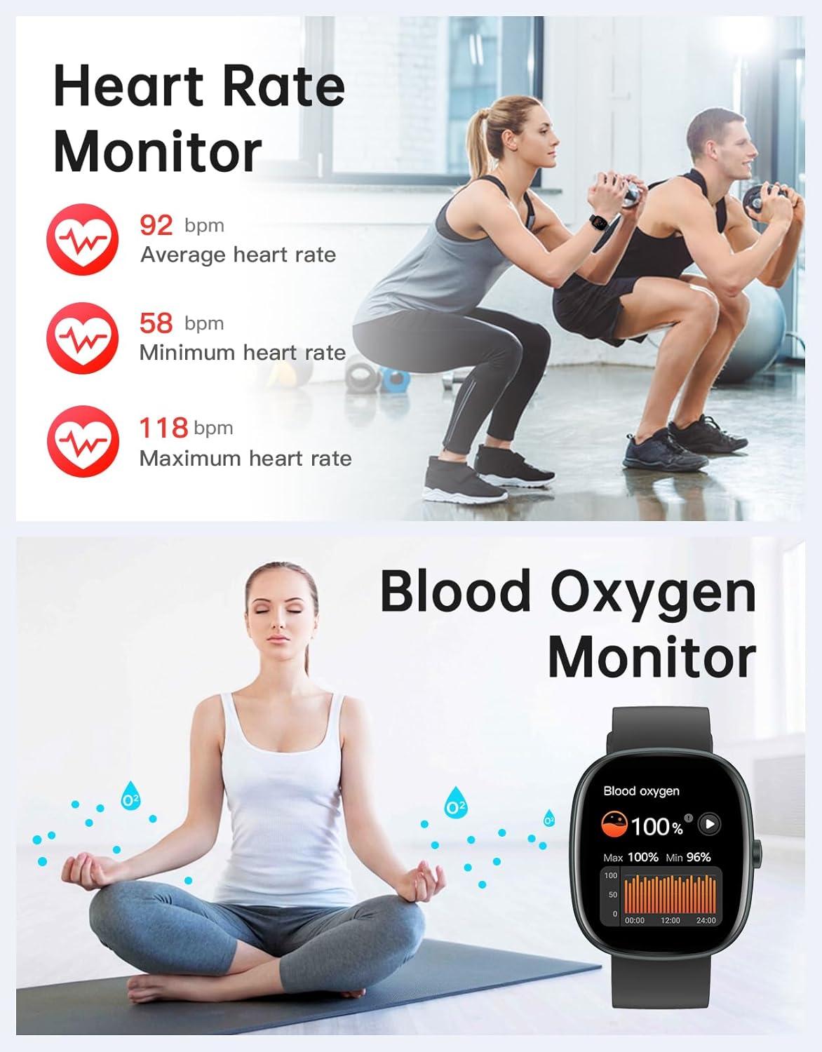 Thumbnail 3 de HUAKUA Smart Watch 1.85" HD