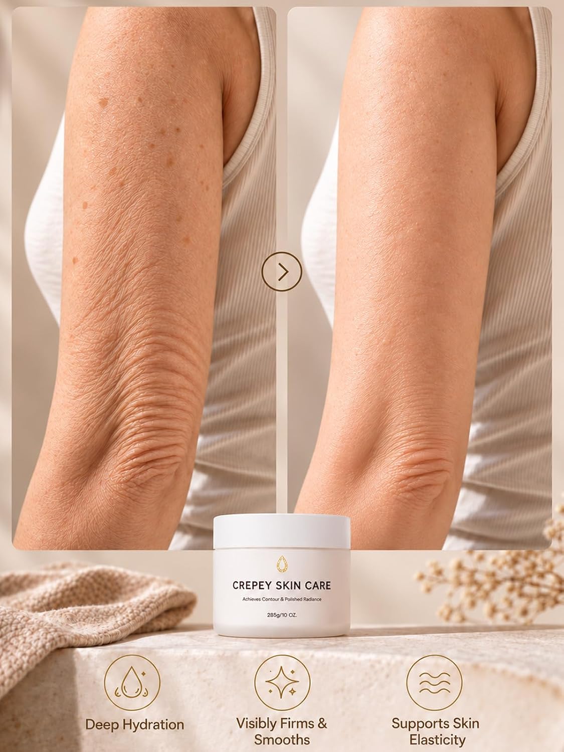 Detalle de Body Cream for Crepey Skin, 10 oz