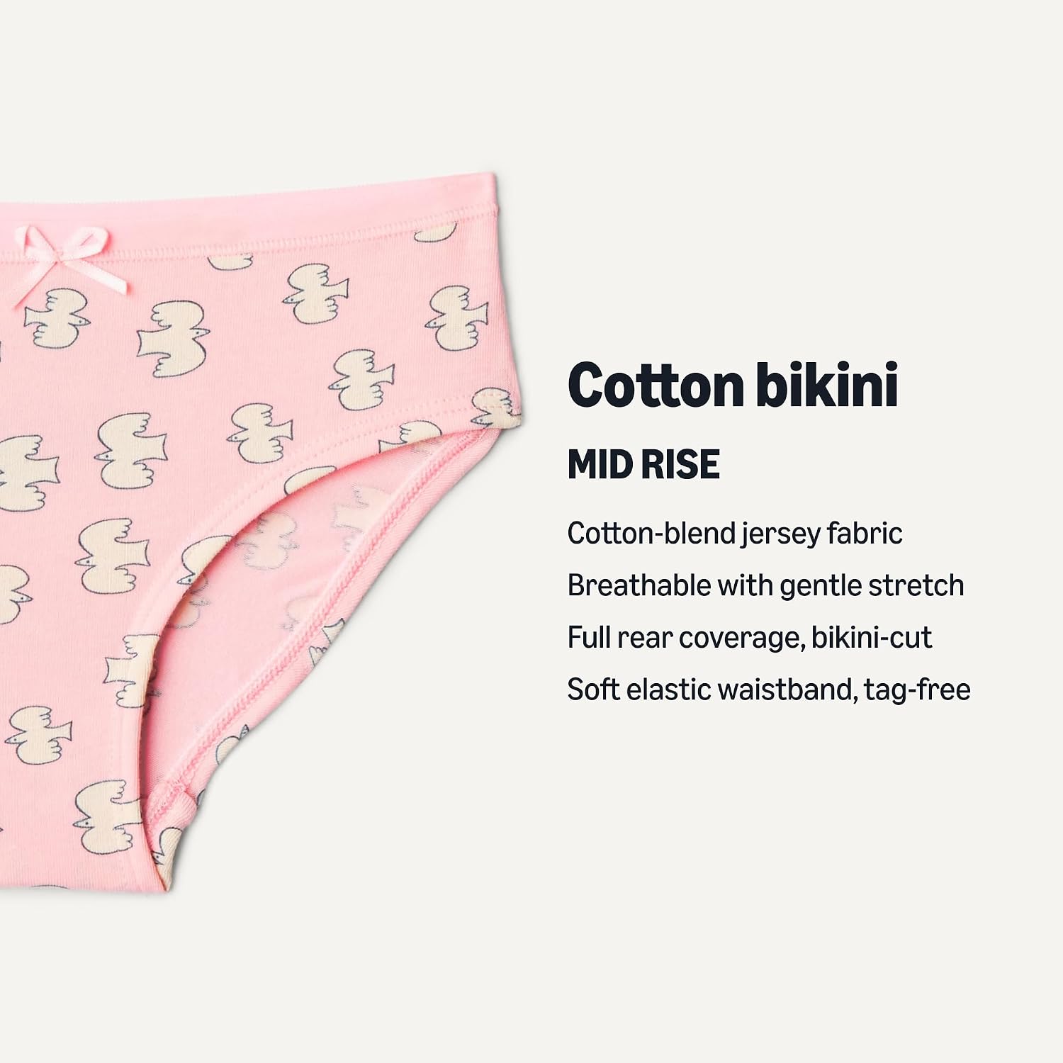 Detalle 2 de Amazon Essentials Girls' Cotton Jersey Bikini Pants