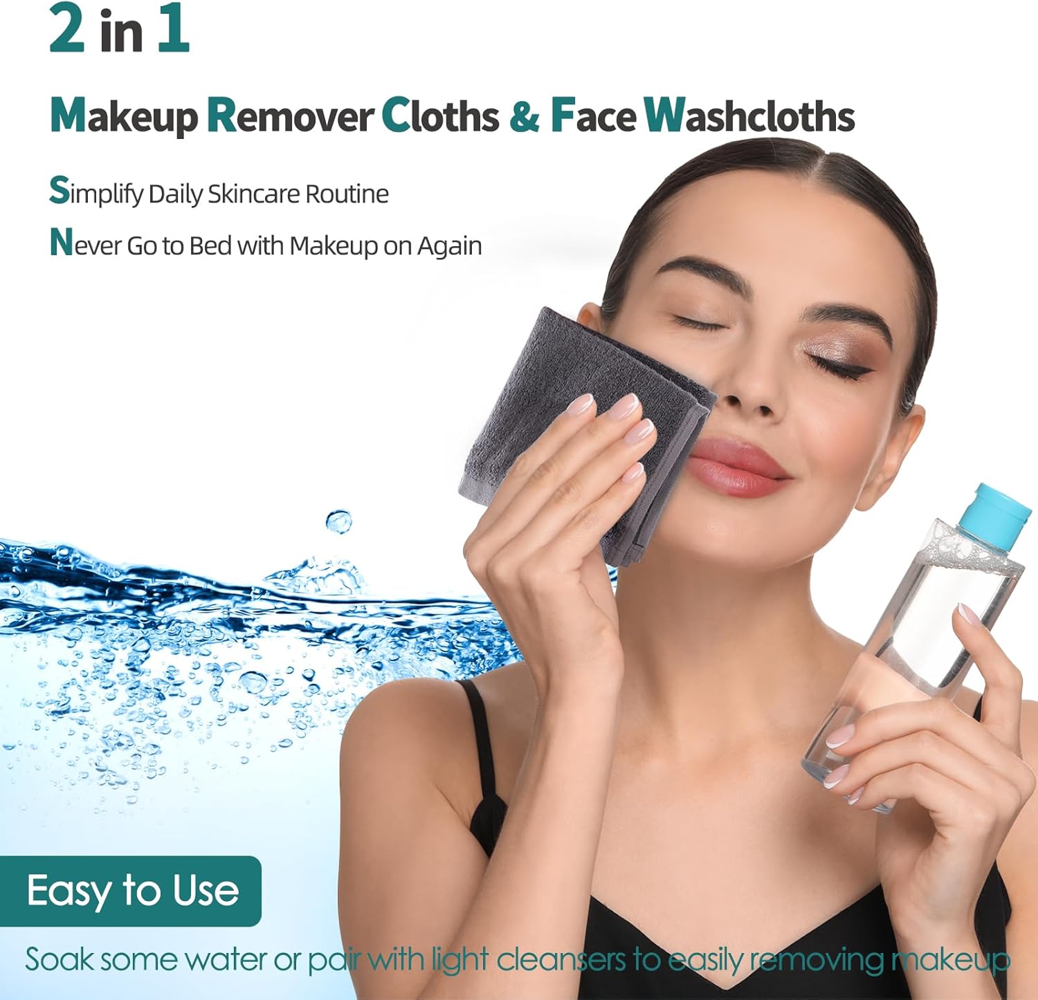 Thumbnail 2 de JEFFSUN Wash Cloths 6 Pack