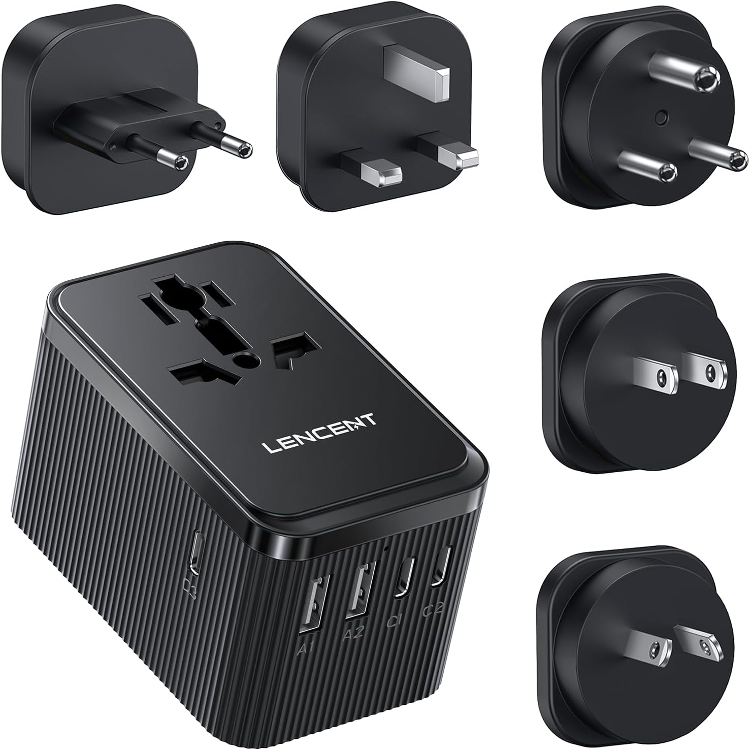 Detalle de LENCENT Adaptador Enchufe Universal 30 W