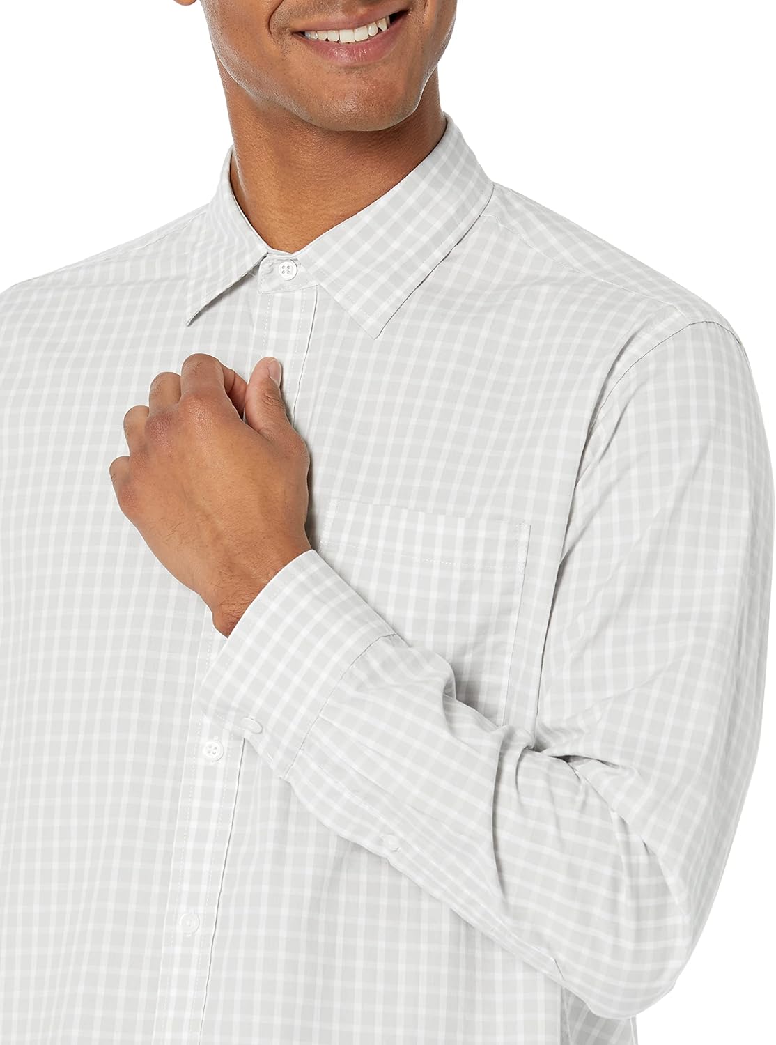 Thumbnail 2 de Amazon Essentials Uomo Camicia casual in popeline a maniche lunghe, vestibilità regular