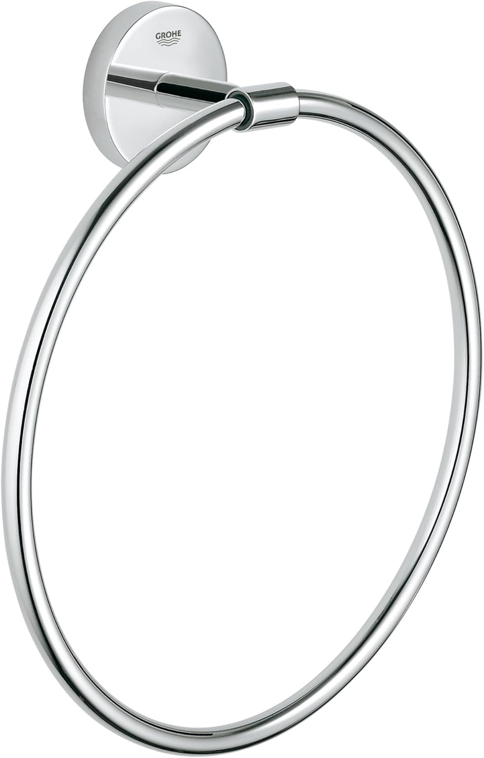 Detalle de GROHE BauCosmopolitan Anneau porte-serviette Chrome