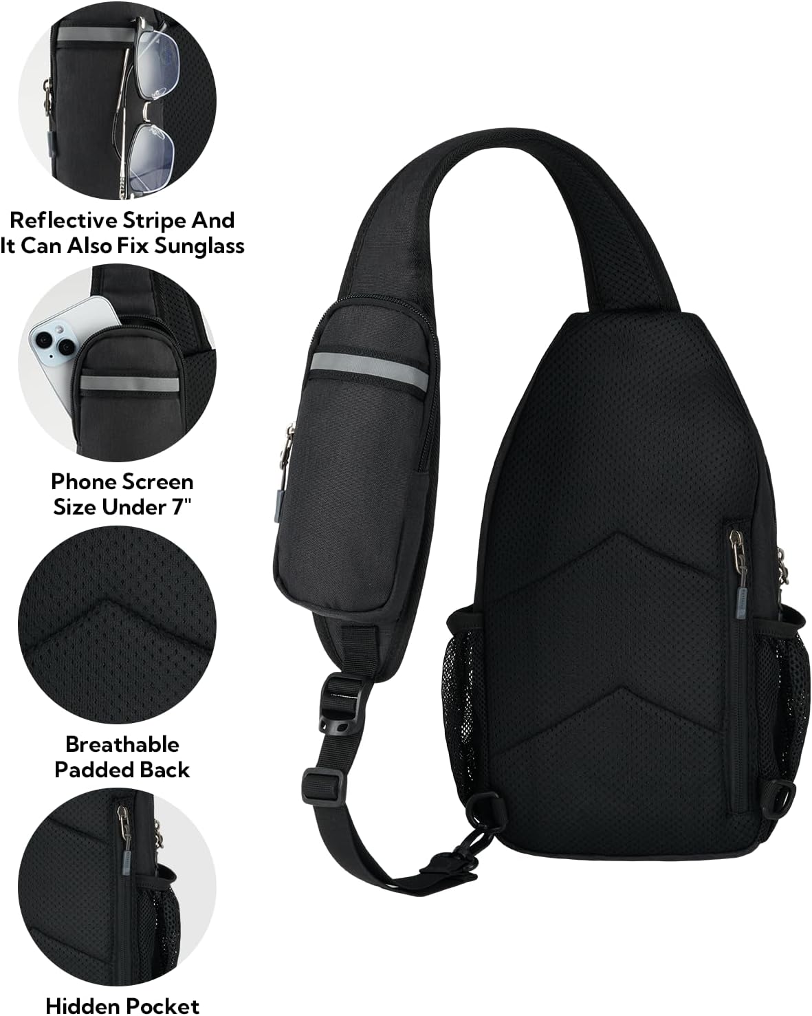 Thumbnail 5 de Waterfly RFID Crossbody Sling Backpack