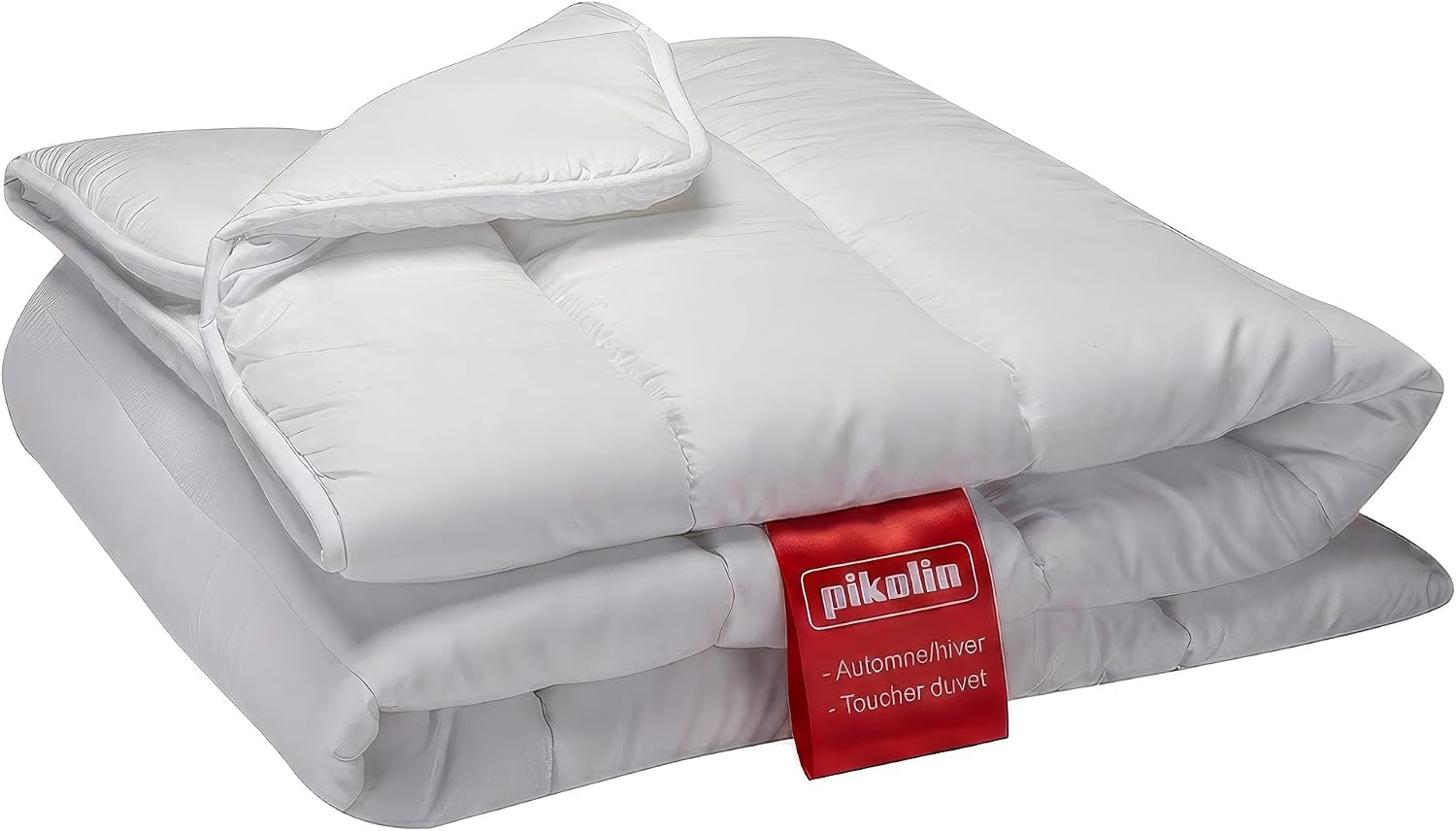 PIKOLIN Couette 135 x 200 cm – 300 g, Fibre Ecolofil, Tempérée, Certifiée Oeko-Tex