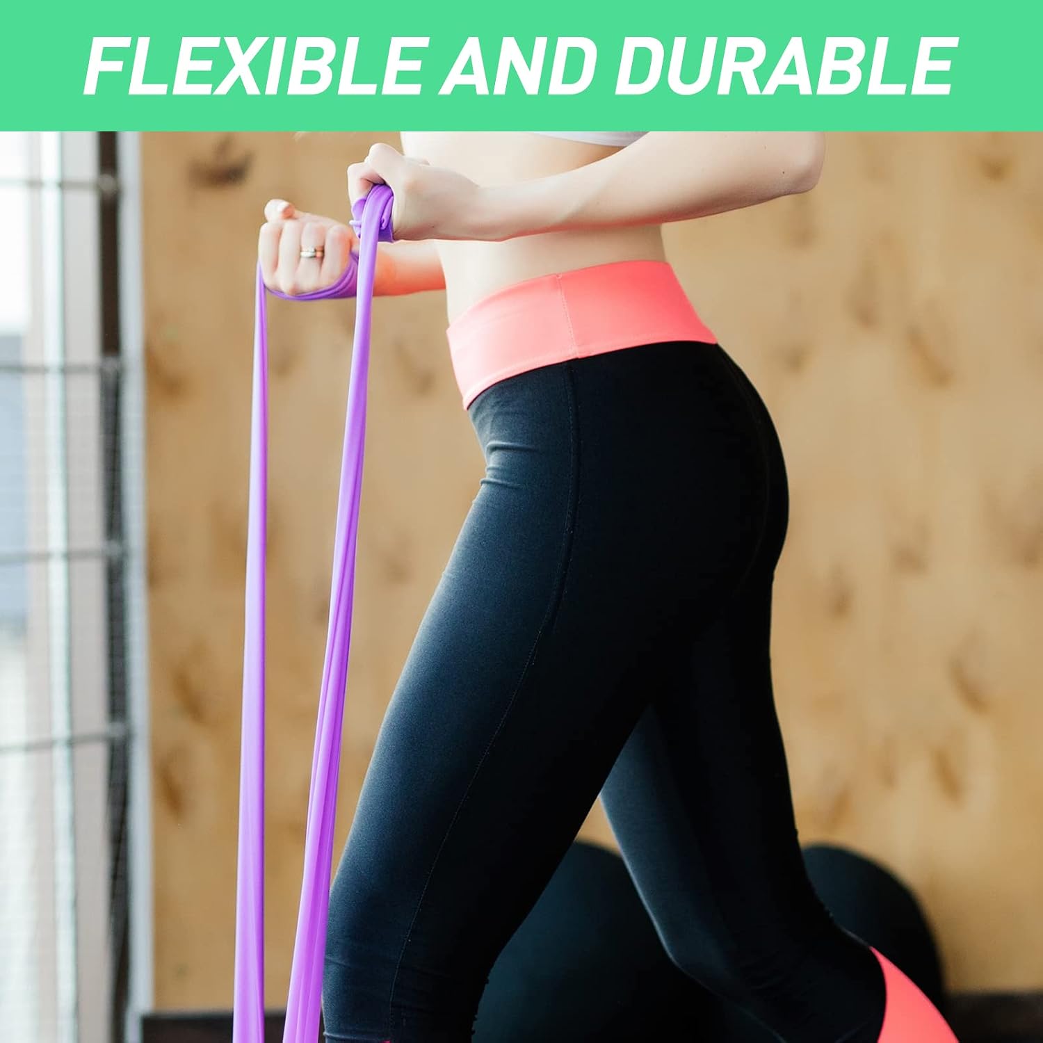 Detalle 2 de GIEMIT Resistance Bands Set 4 Levels 59in