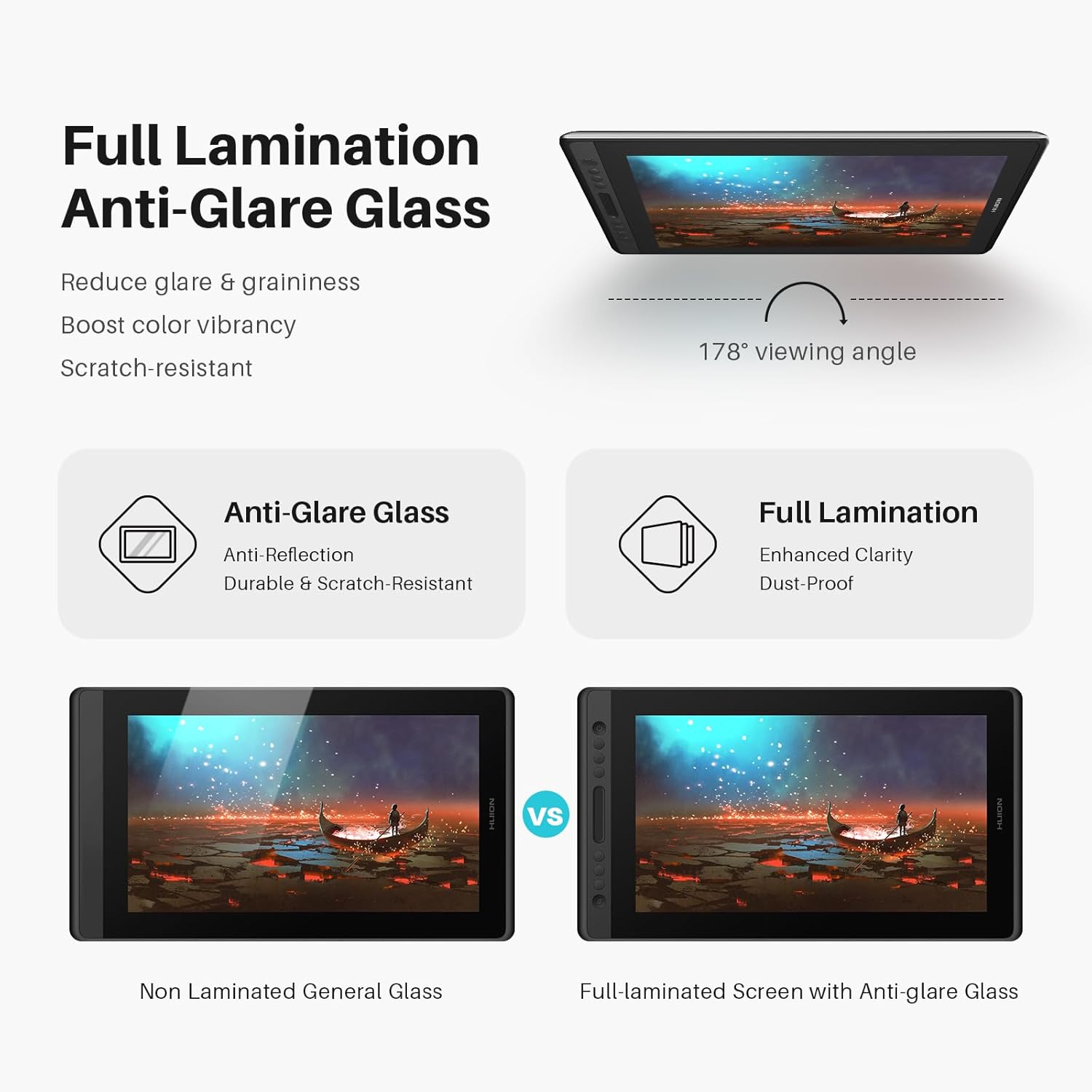 Detalle 2 de HUION KAMVAS Pro 16 15.6-inch Pen Display
