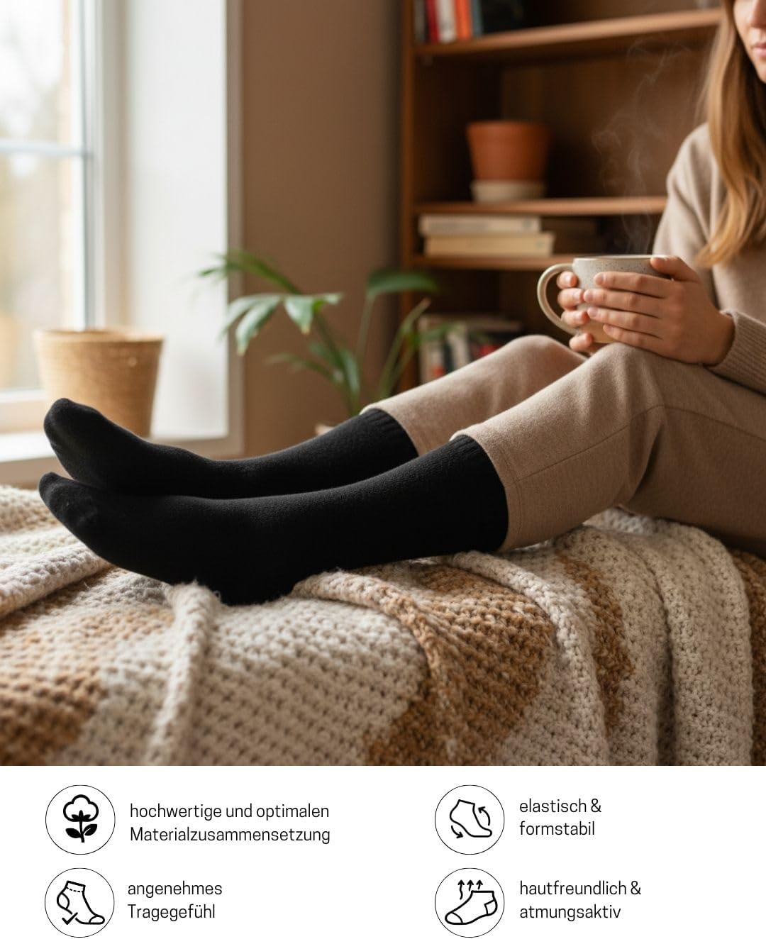 Detalle 2 de sockenkauf24 Thermo Socken 12 Paar