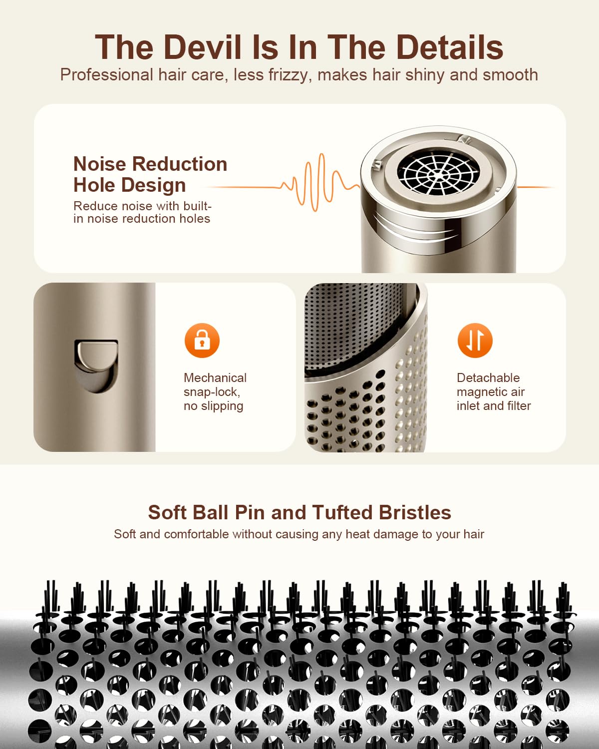 Thumbnail 6 de Tqcir 5-in-1 Hair Dryer Brush 1.25