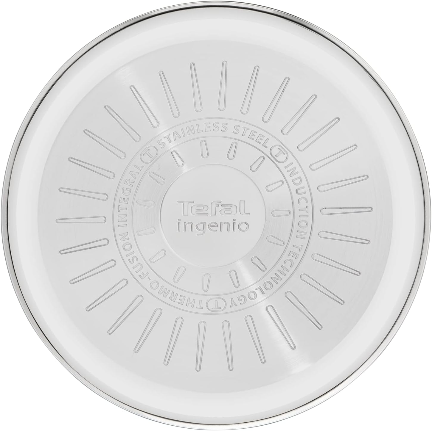 Detalle de TEFAL Ingenio Lot de 3 pièces (casseroles 16/20 cm + poignée amovible), empilable, acier inoxydable – Preference L9739302
