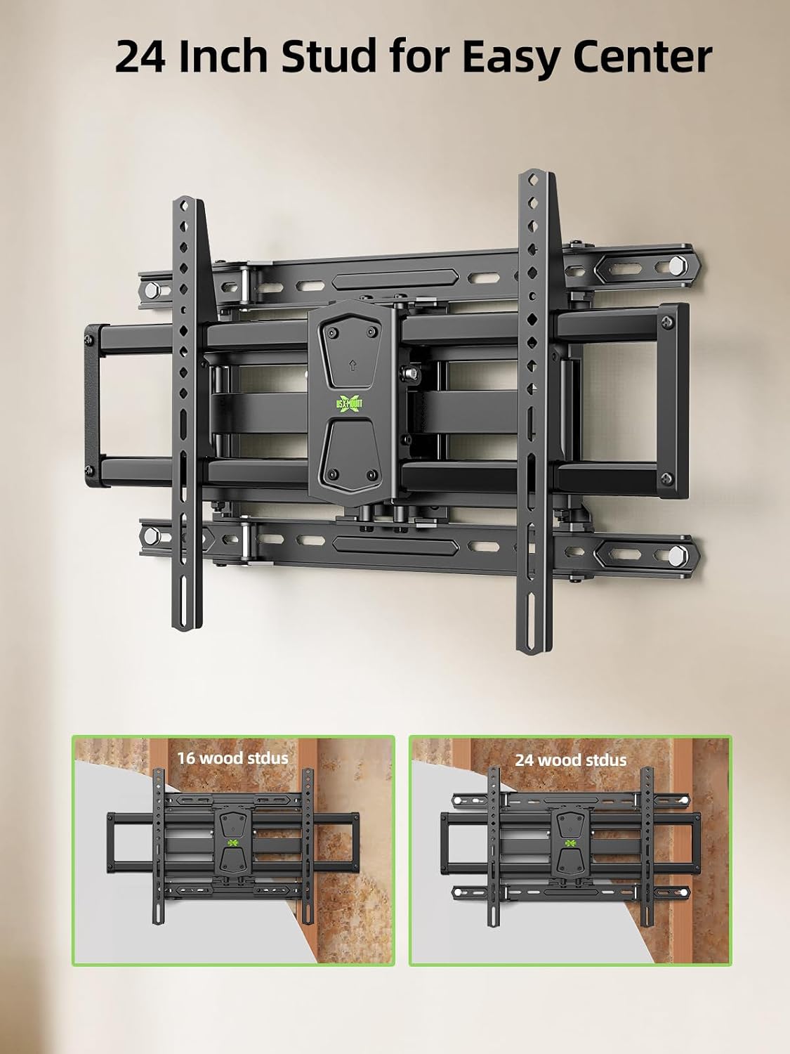 Detalle de USX MOUNT XML021 Full-Motion TV Wall Mount, 42–84", 110 lb