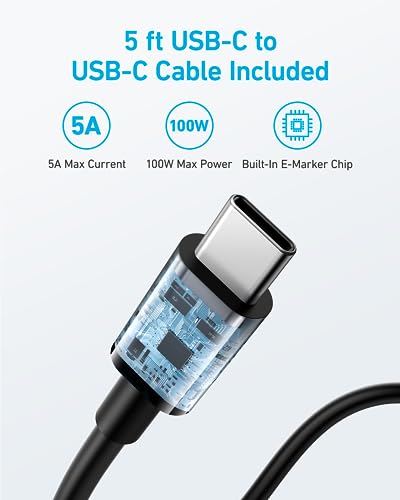 Thumbnail 5 de Anker 100W USB-C Charger: Fast, Compact and Foldable with USB-C Cable Included