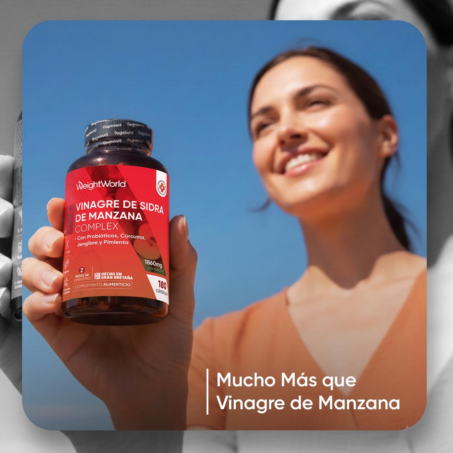 Thumbnail 6 de Vinagre de Sidra de Manzana 1860 mg - Salud Digestiva 🍎