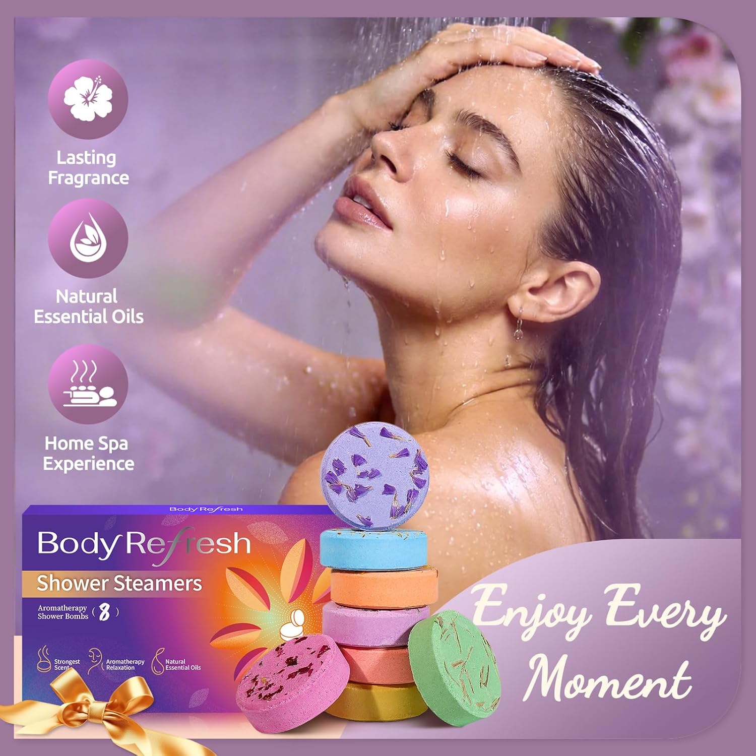 Thumbnail 1 de Shower Steamers 8-Pack Aromatherapy