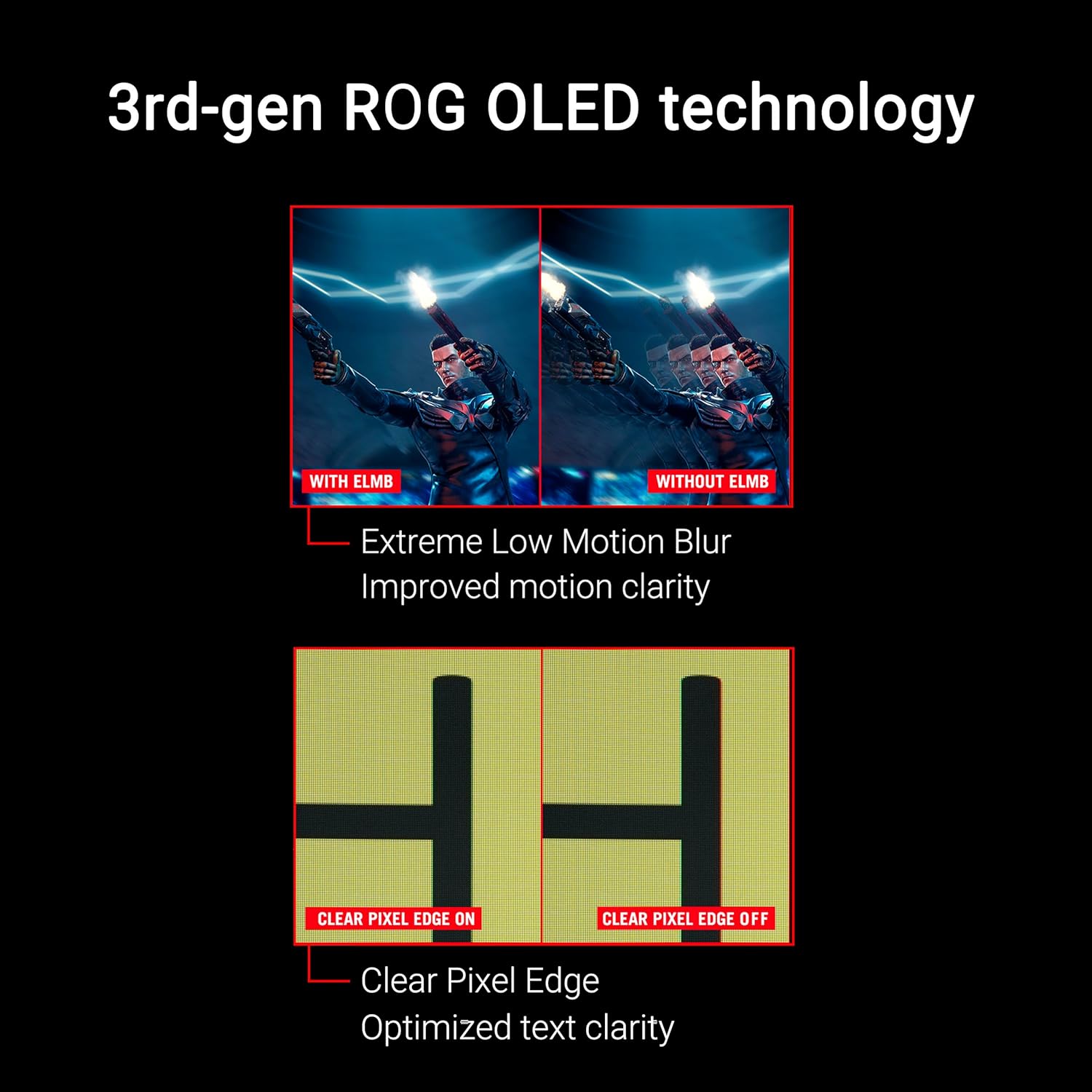 Thumbnail 3 de ASUS ROG Strix 27" OLED Gaming Monitor (XG27AQDMGR) — 26.5" viewable, QHD, 240 Hz