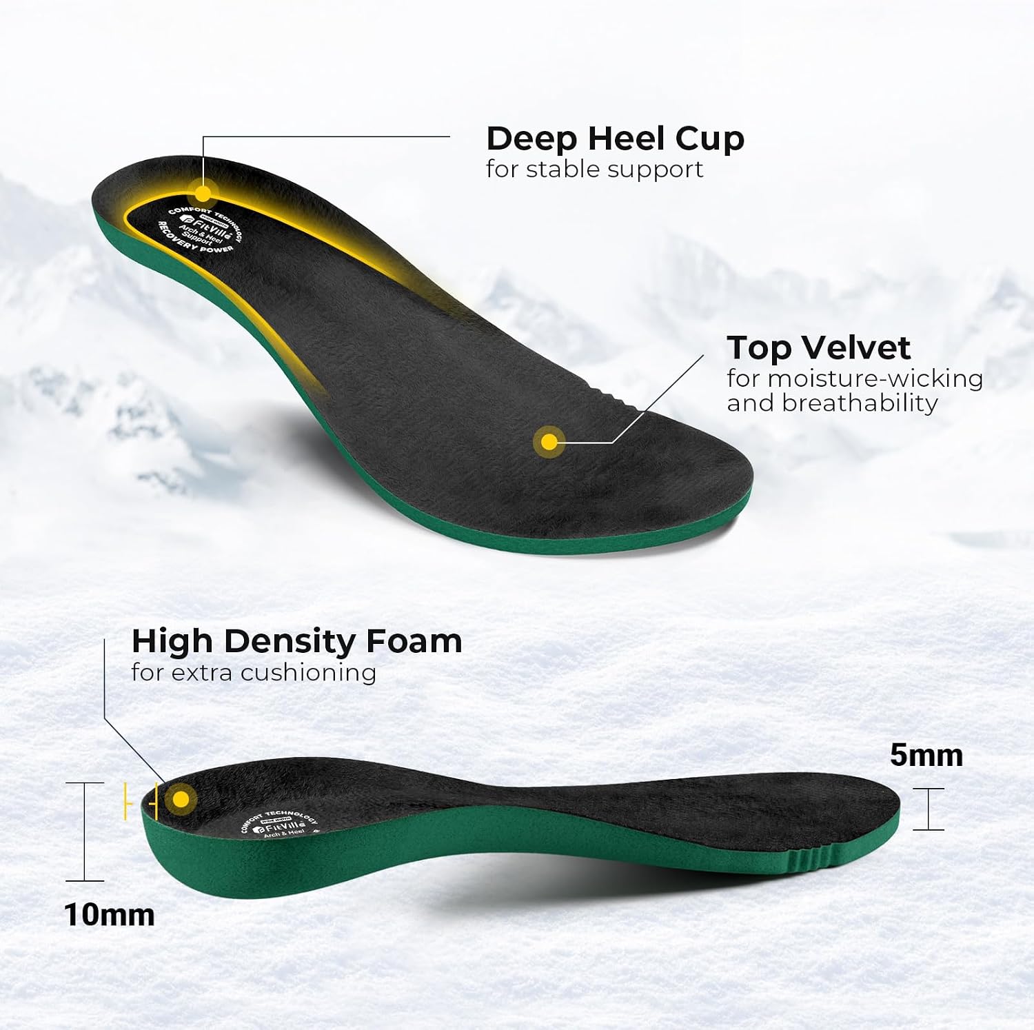 Thumbnail 6 de FitVille Mens Winter Snow Boots