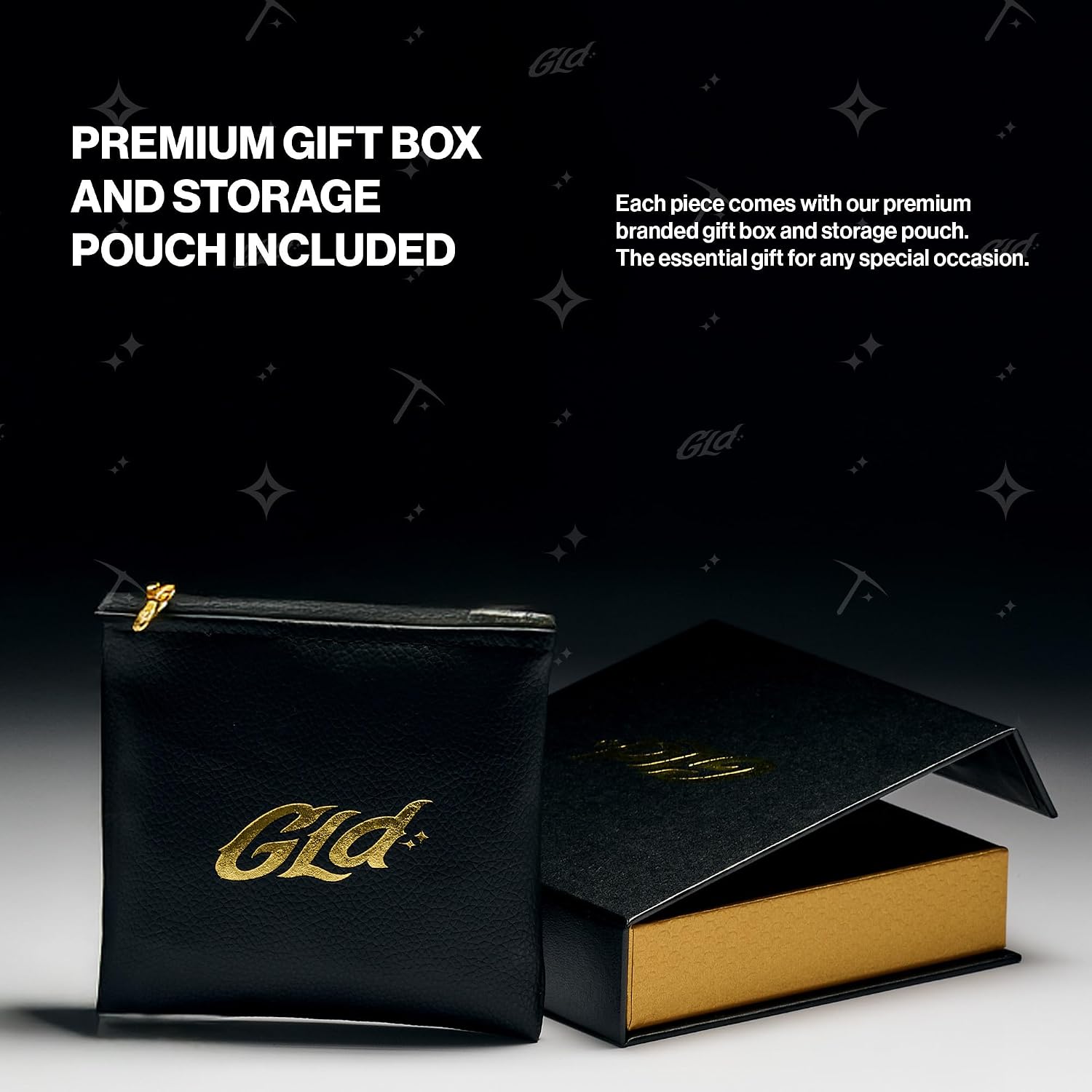 Detalle 2 de GLD Micro Cuban Link Chain (Gold-Plated) with Snatch-Proof Clasp + Travel Pouch