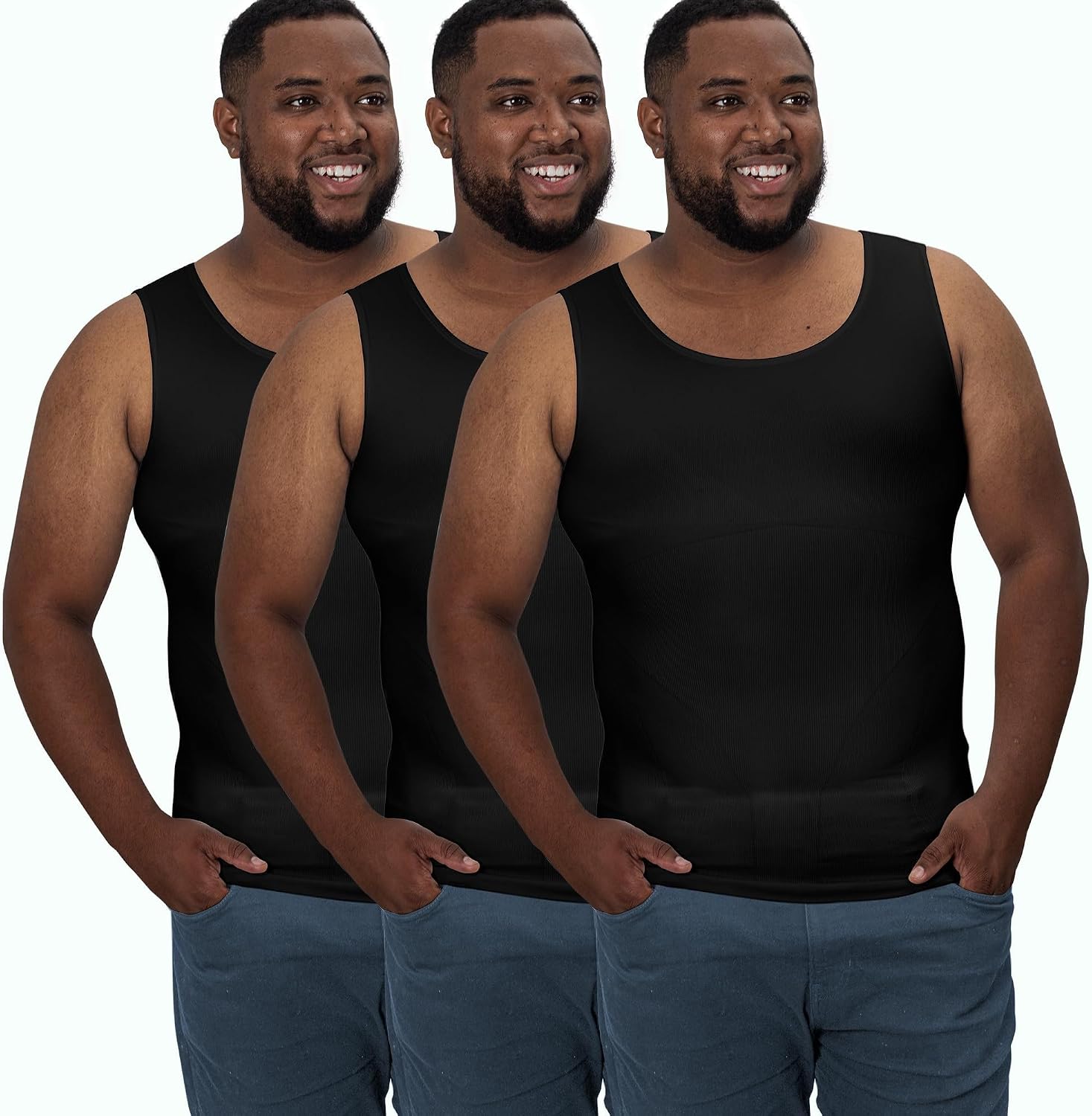 Detalle 2 de QORE LOGIQ Gynecomastia Compression Tank 5XL