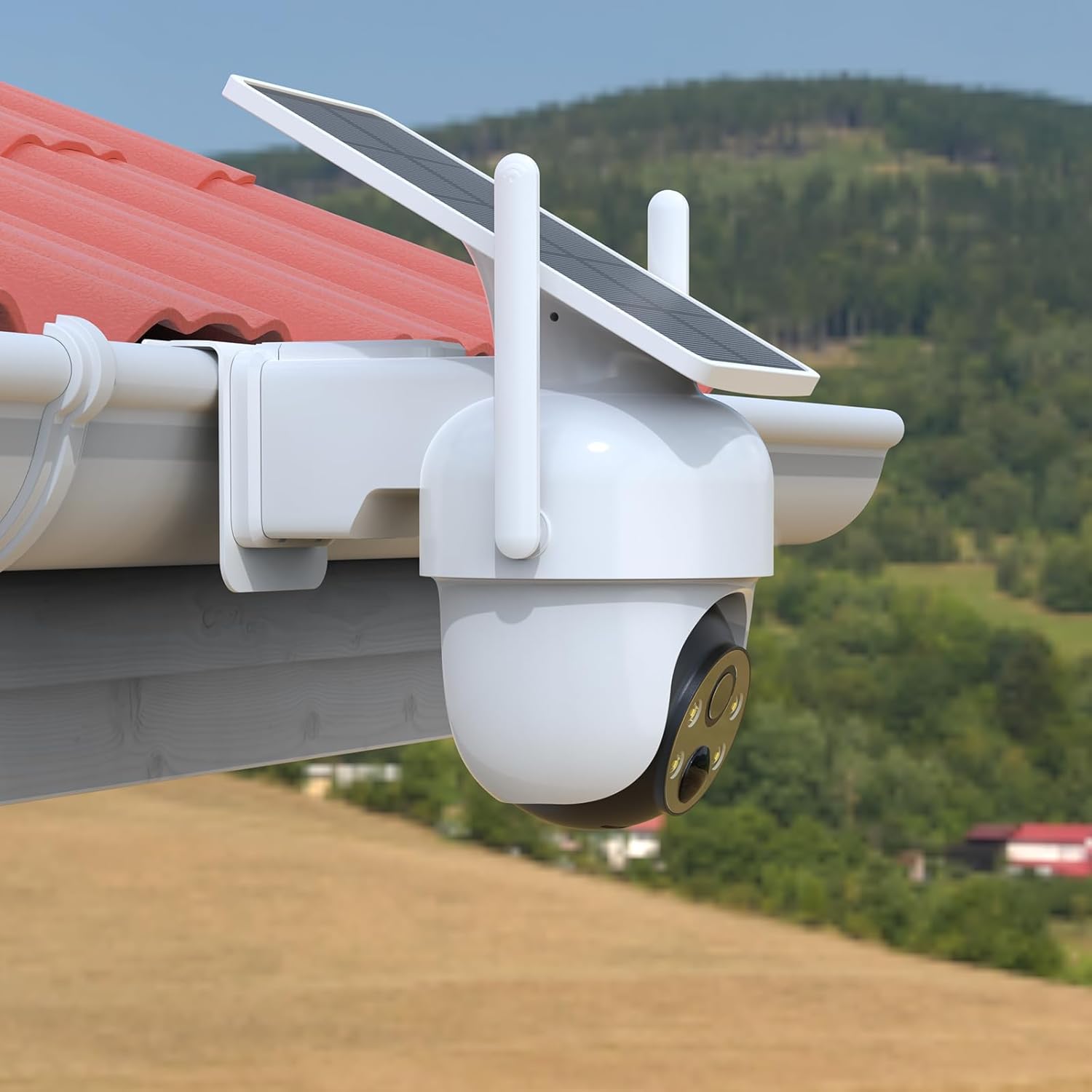 Thumbnail 5 de UIQELYS Gutter Bracket for Reolink Argus PT and Go PT: Durable Outdoor Mount