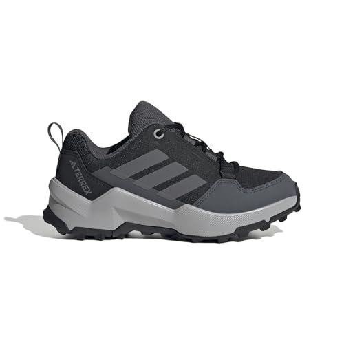 Detalle de adidas Terrex Ax4R Kinder Wanderschuhe – Regular Fit, Core Black/Grey Four/Grey Six, 33 EU
