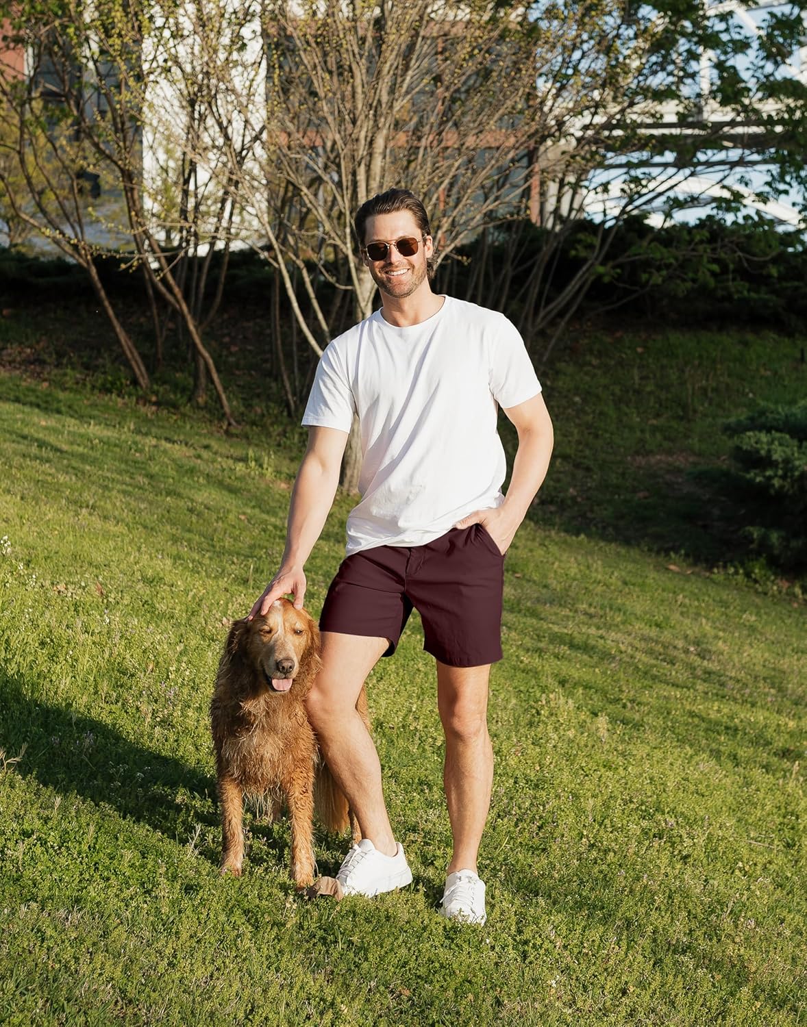 Thumbnail 2 de Pudolla Men’s Casual Shorts (7”/9”) – Stretch Golf & Work Shorts with 4 Pockets