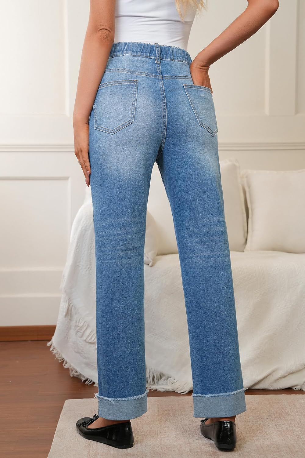 Detalle 1 de BLENCOT Maternity Jeans, Stretch Denim