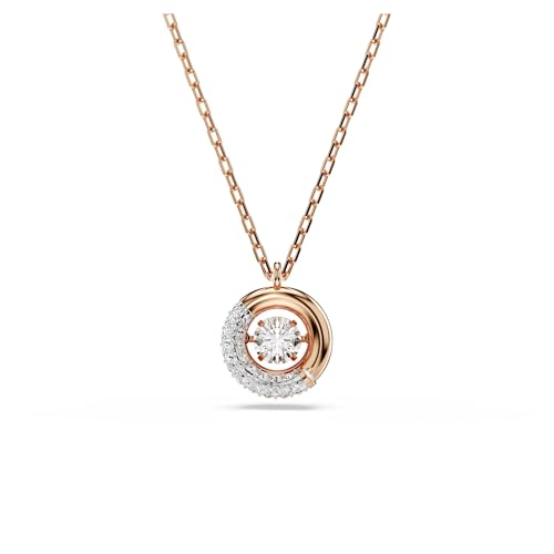 Imagen de Swarovski Colgante Dextera, Talla redonda, Blanco, Baño tono oro rosa en OfertitasTOP