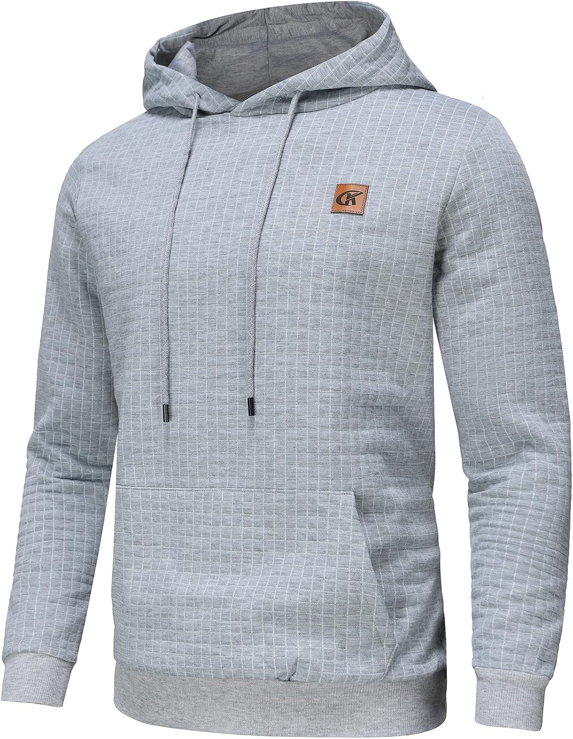 Detalle 2 de YuKaiChen Herren-Kapuzenpullover mit gefütterter Fleece-Innenseite und Kordelzug