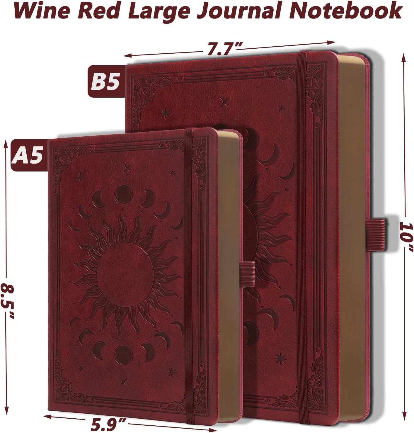Thumbnail 5 de HwxBen Wine Red Journal