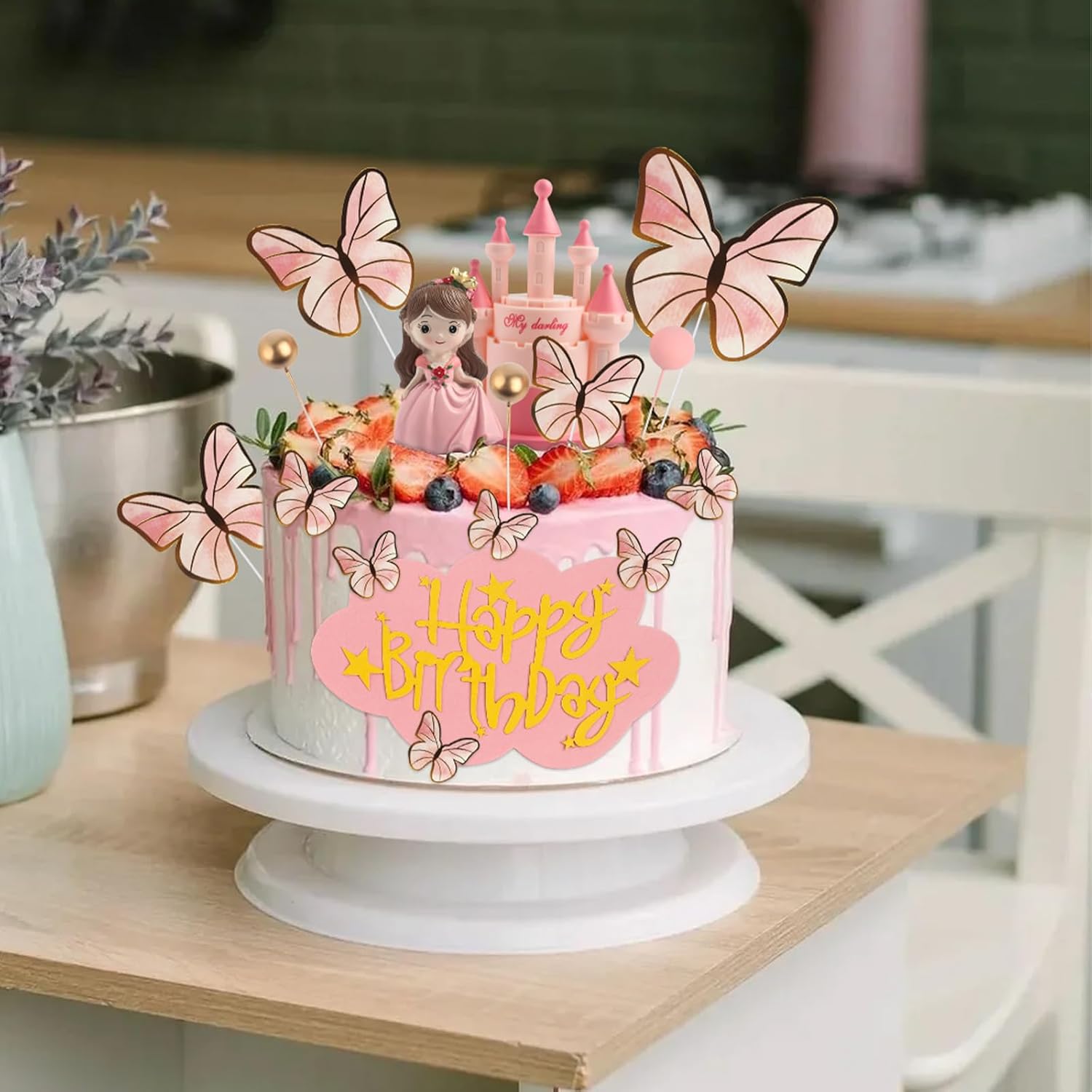 Thumbnail 4 de Clvsyh Cake topper princesse, 18 pièces
