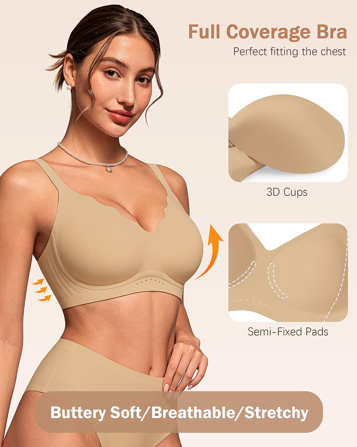 Thumbnail 2 de HORISUN Wireless Bra, Seamless