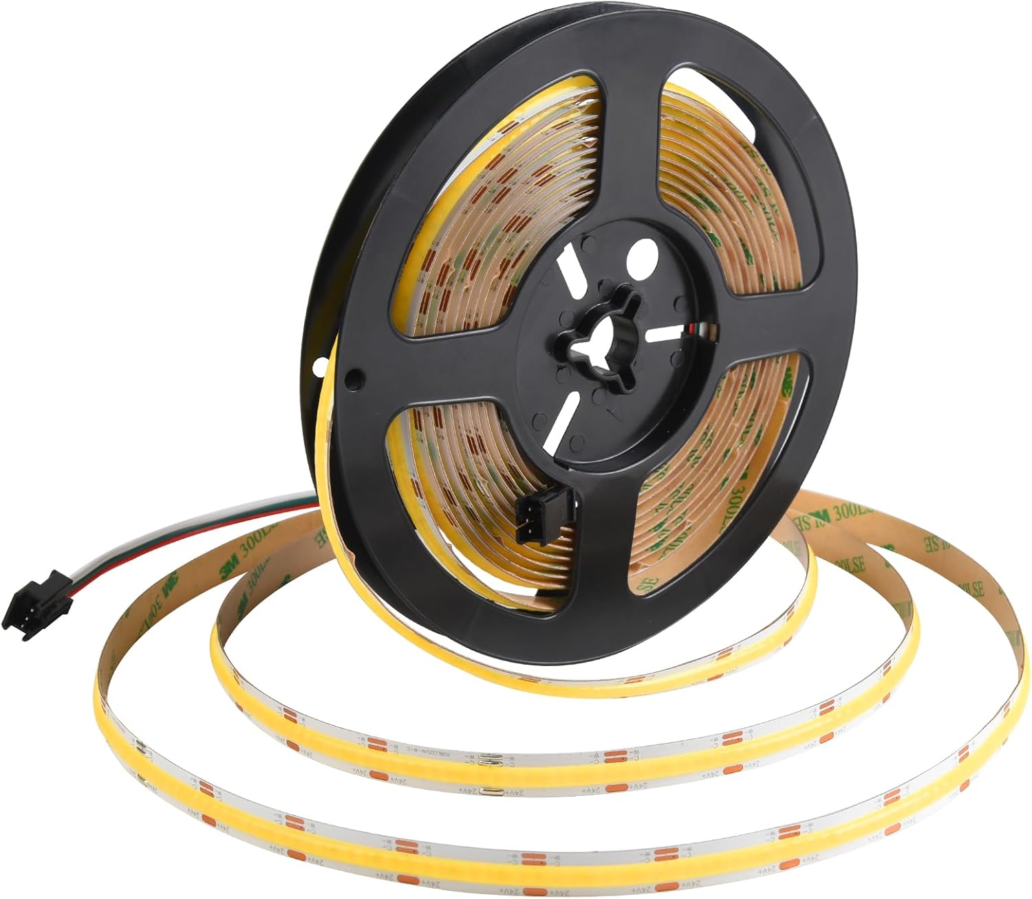 Thumbnail 4 de SIRYYUI CCT COB LED Strip Lights 10m: Dimmable 2700K–6500K, 24V Tunable White with RF Remote