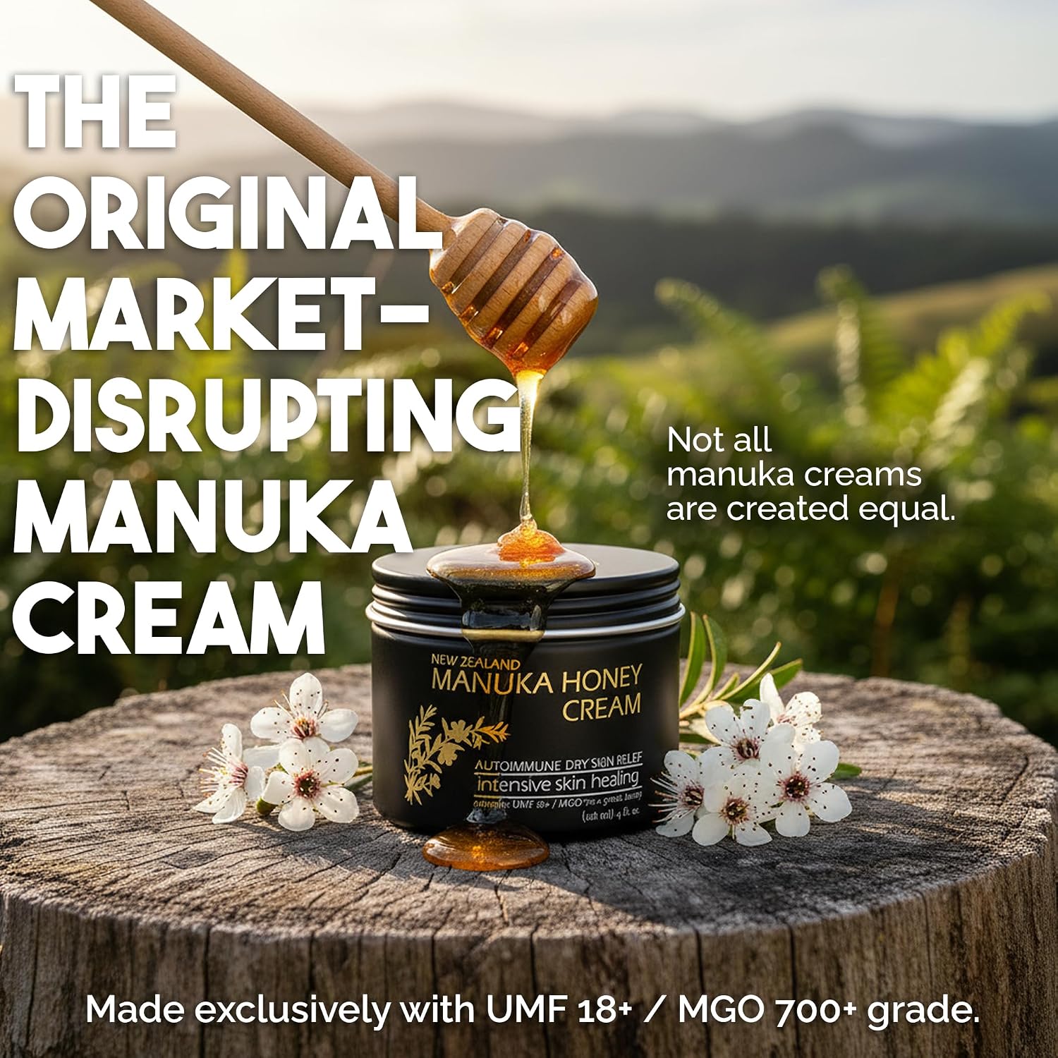 Detalle de BALM OF GILEAD Manuka Eczema Honey Cream Moisturizer with Manuka Honey