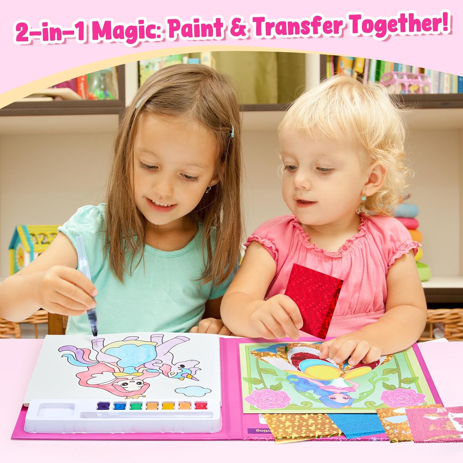 Thumbnail 1 de JoyCat Paint with Water Princess Activity Book 🎨